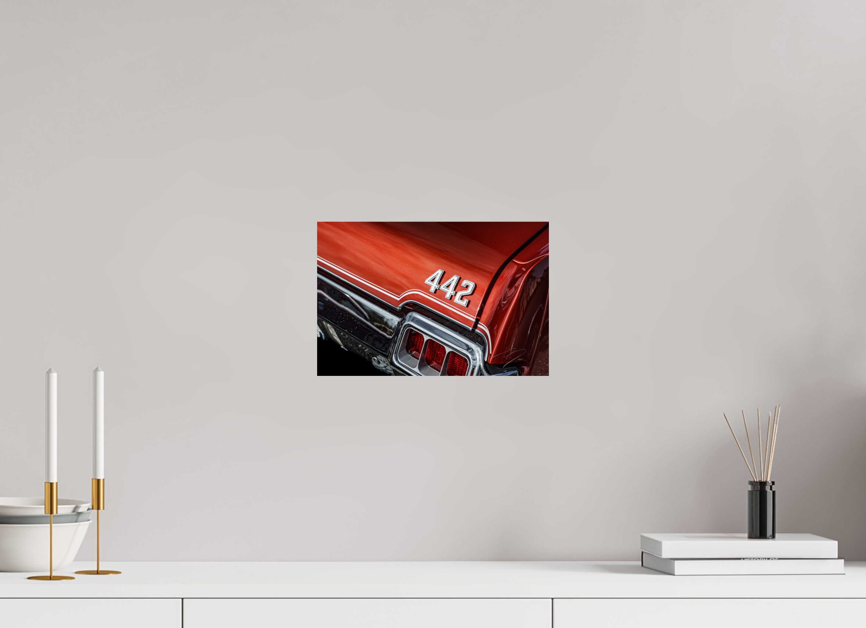 12 x 8″, PRINT ONLY [FUJI CRYSTAL DP II] 1972 OLDSMOBILE 442, No.2