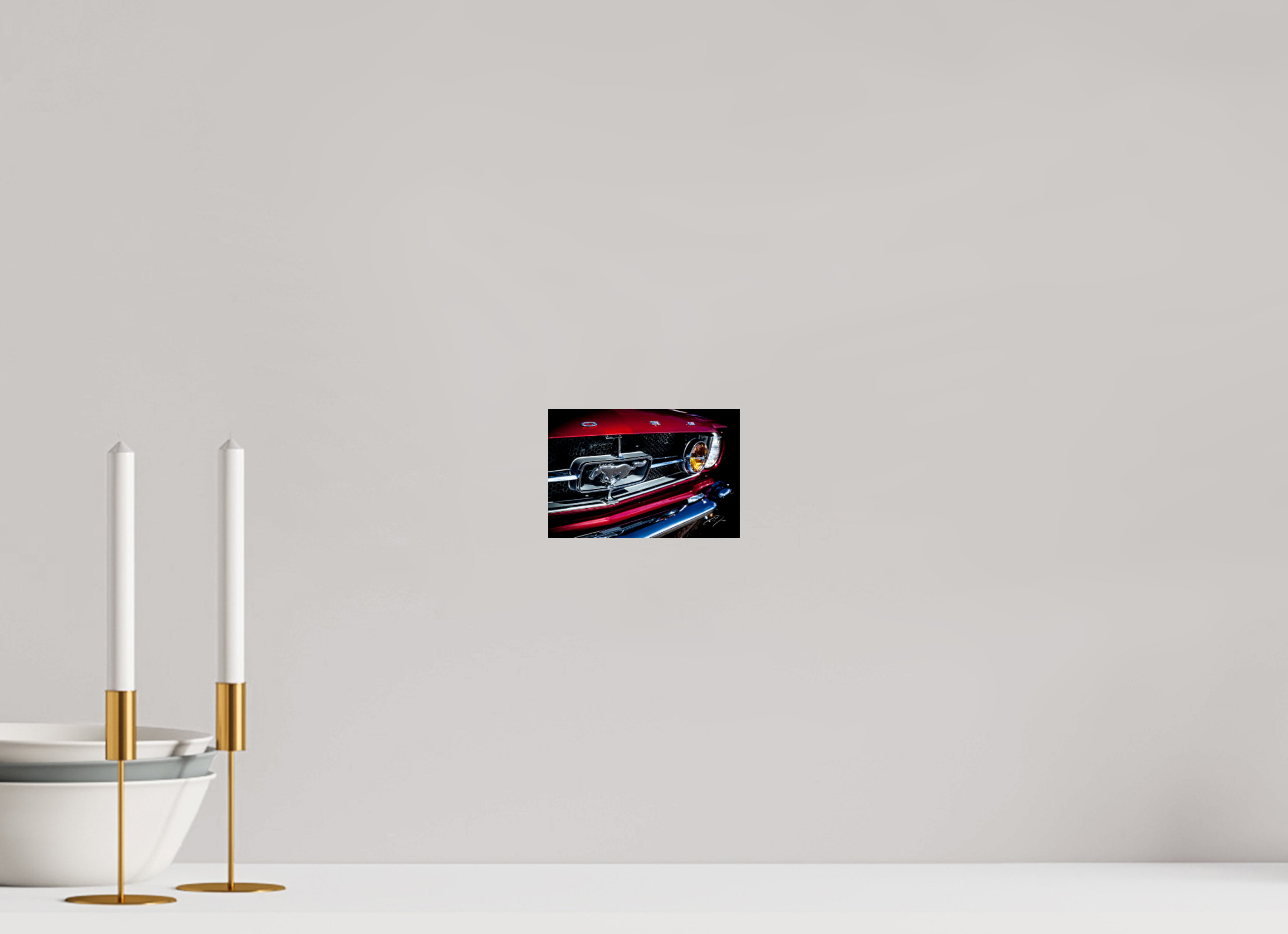 6 x 4″, PHOTO PRINT - FUJIFLEX HIGH GLOSS 1964.5 FORD MUSTANG