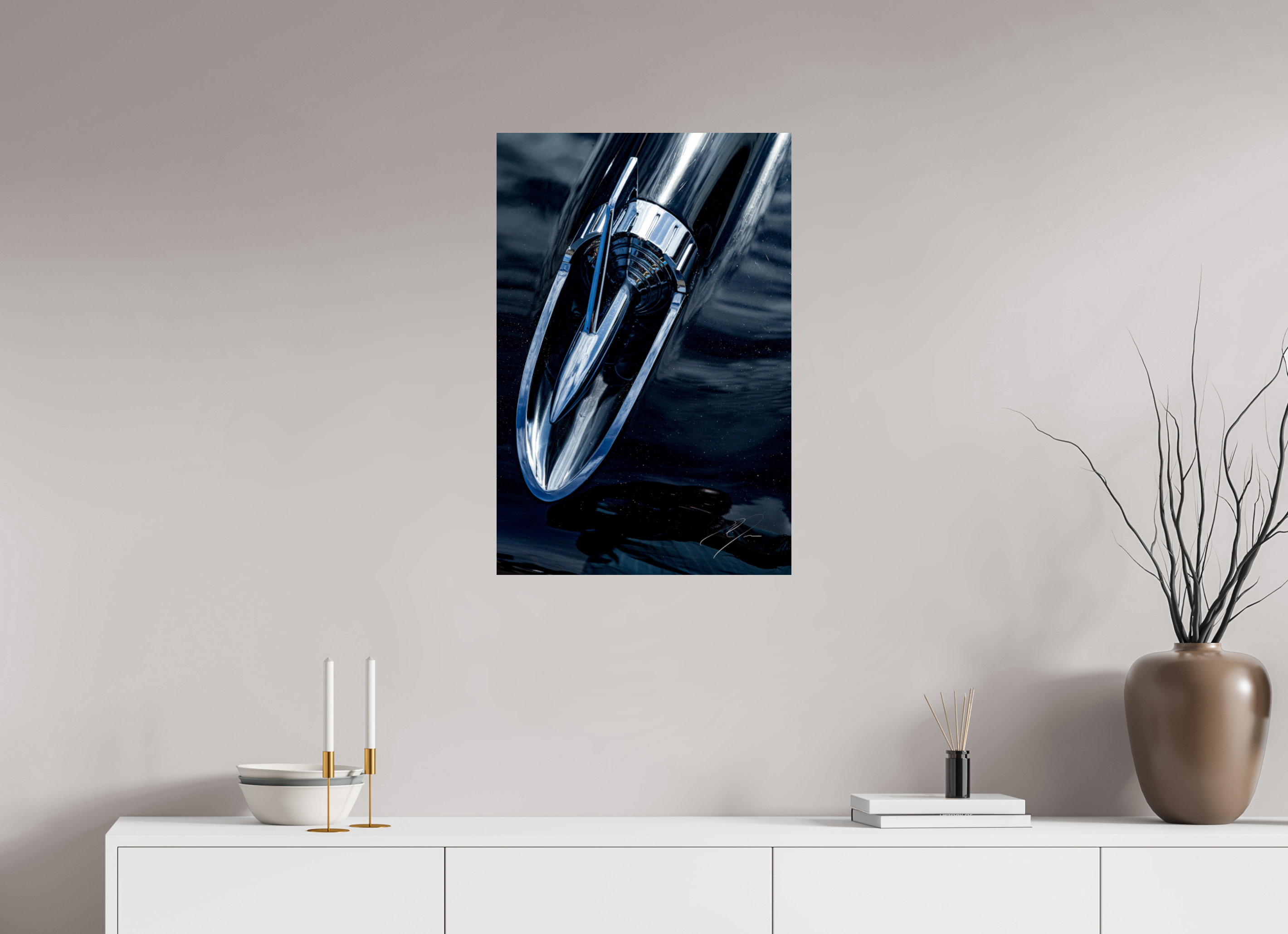 20 x 30″, PRINT ONLY [FUJI CRYSTAL DP II] 1957 CHEVY BEL AIR, No.8