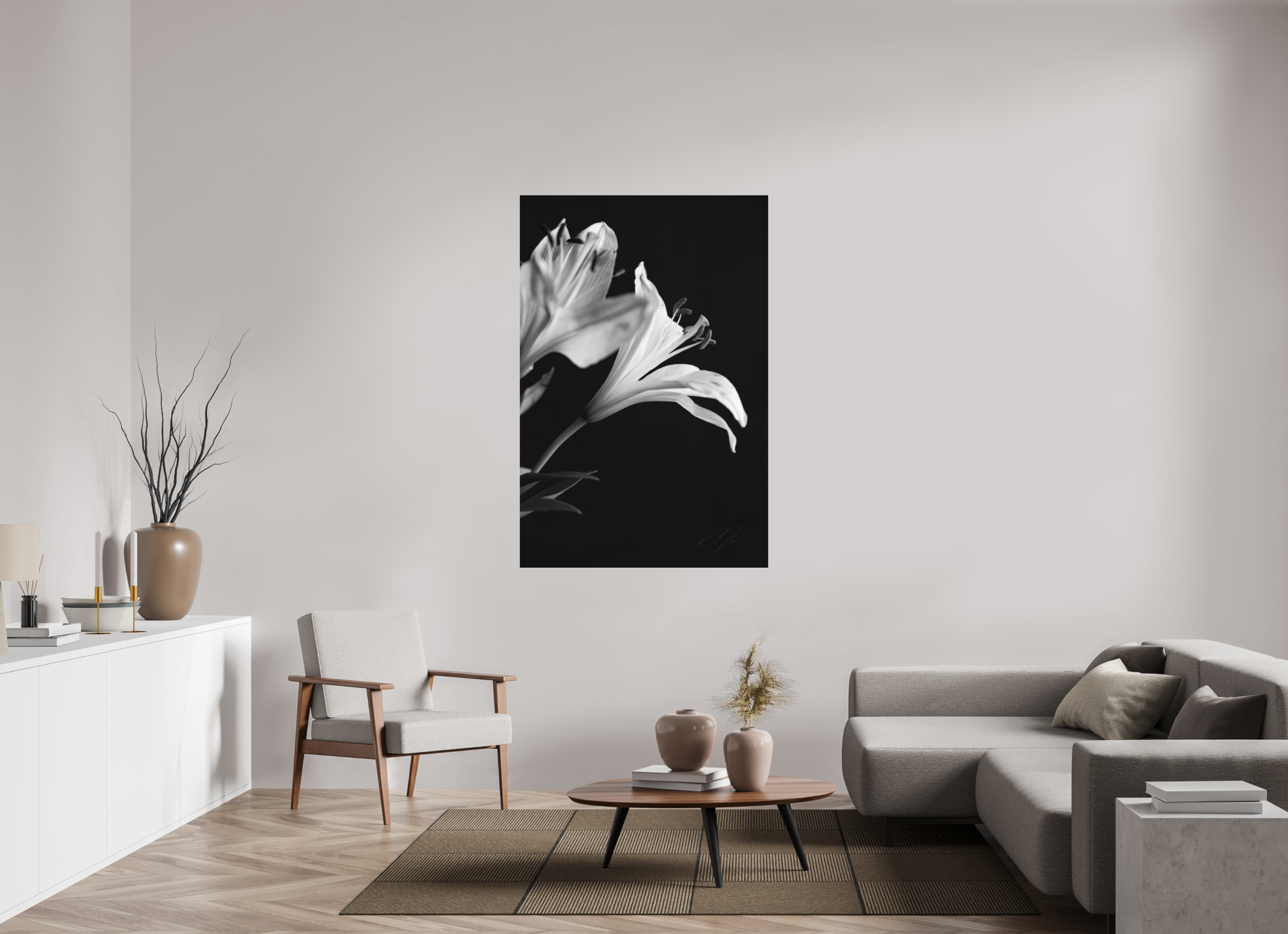40 x 60″, PRINT ONLY [FUJI CRYSTAL DP II] PETALS' LIGHT
