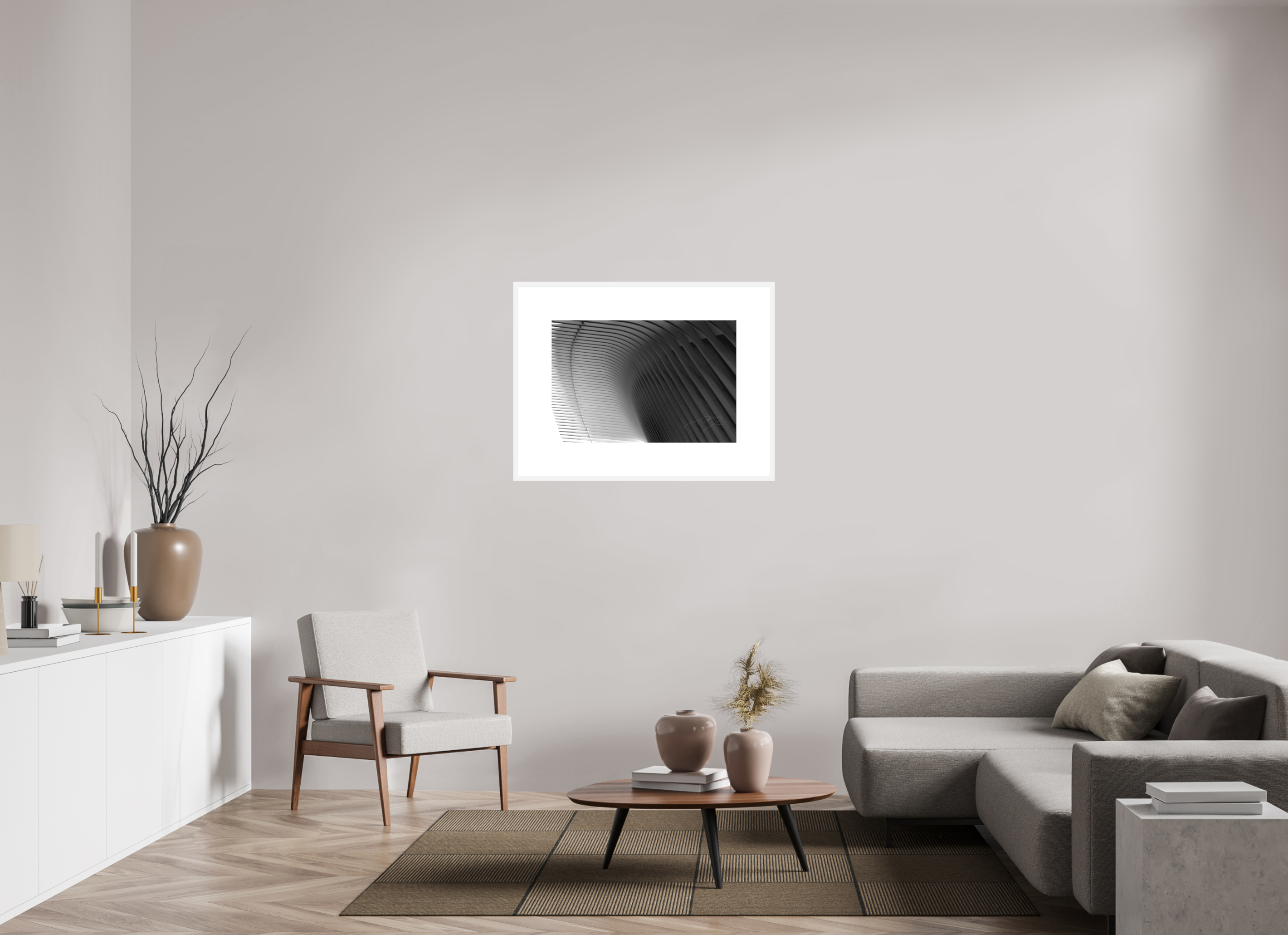 30 x 20″, FRAME SOLID WOOD [FUJIFLEX HIGH GLOSS MATTE FLOAT GLASS] GAMUT