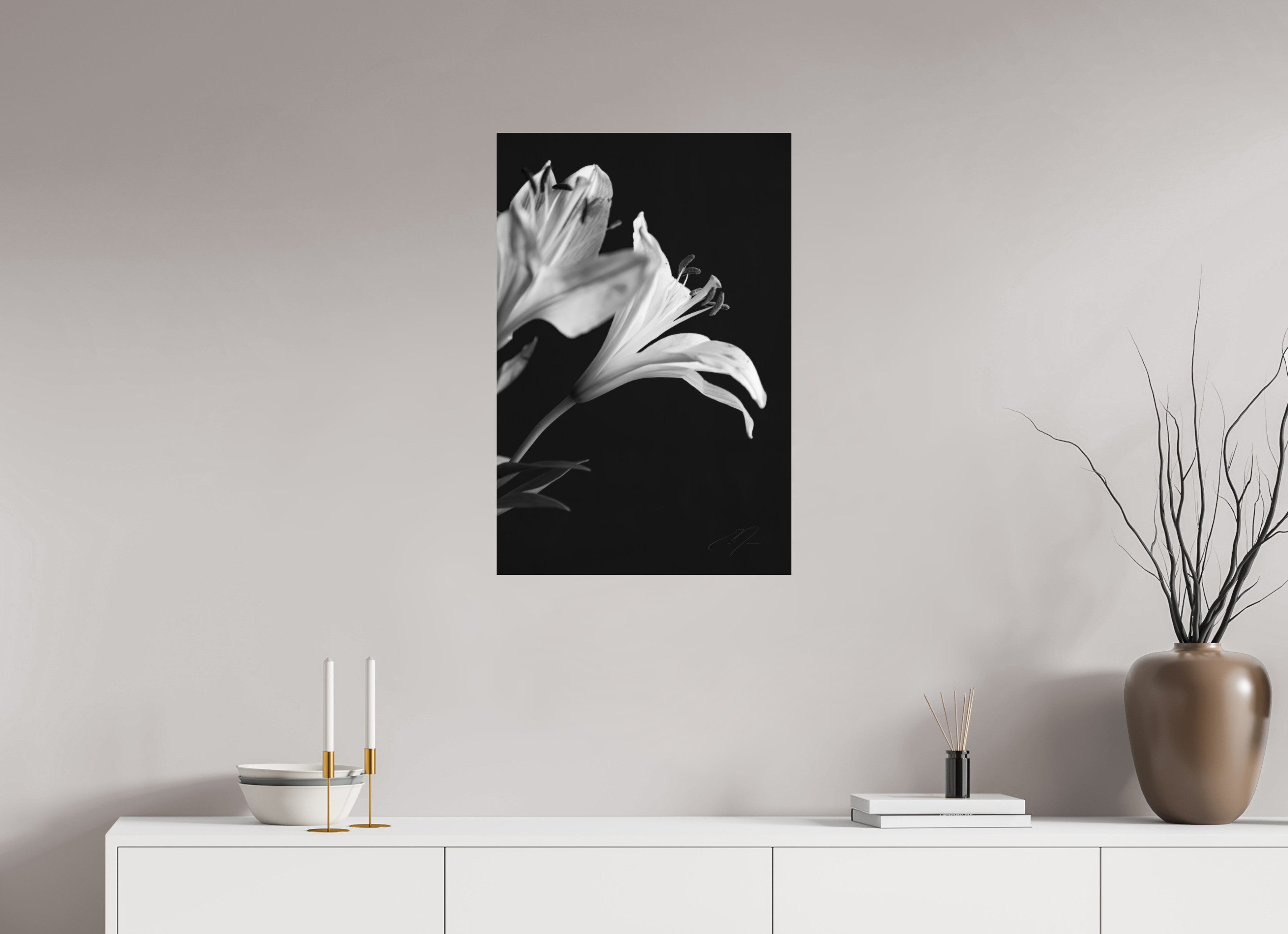 20 x 30″, PRINT ONLY [FUJI CRYSTAL DP II] PETALS' LIGHT
