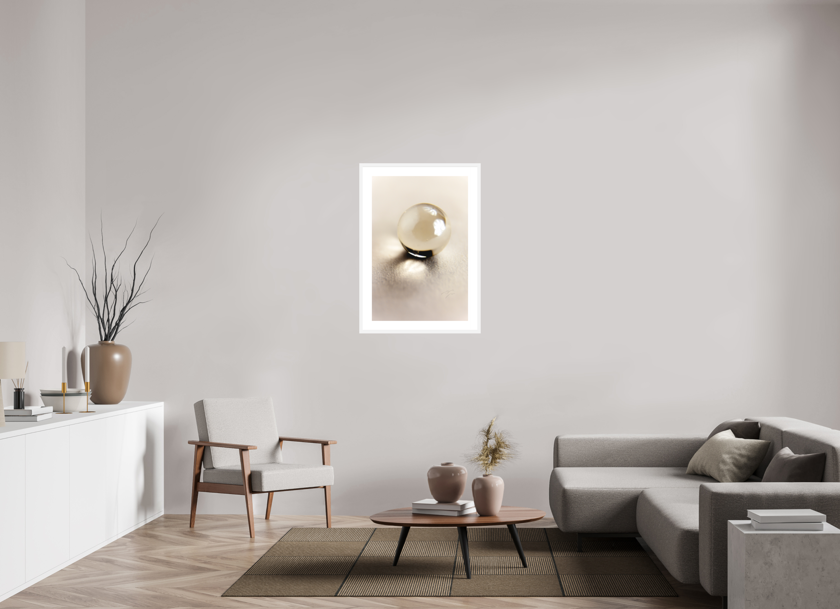 24 x 36″, FRAME - SOLID WOOD [FUJIFLEX] ISOLATE