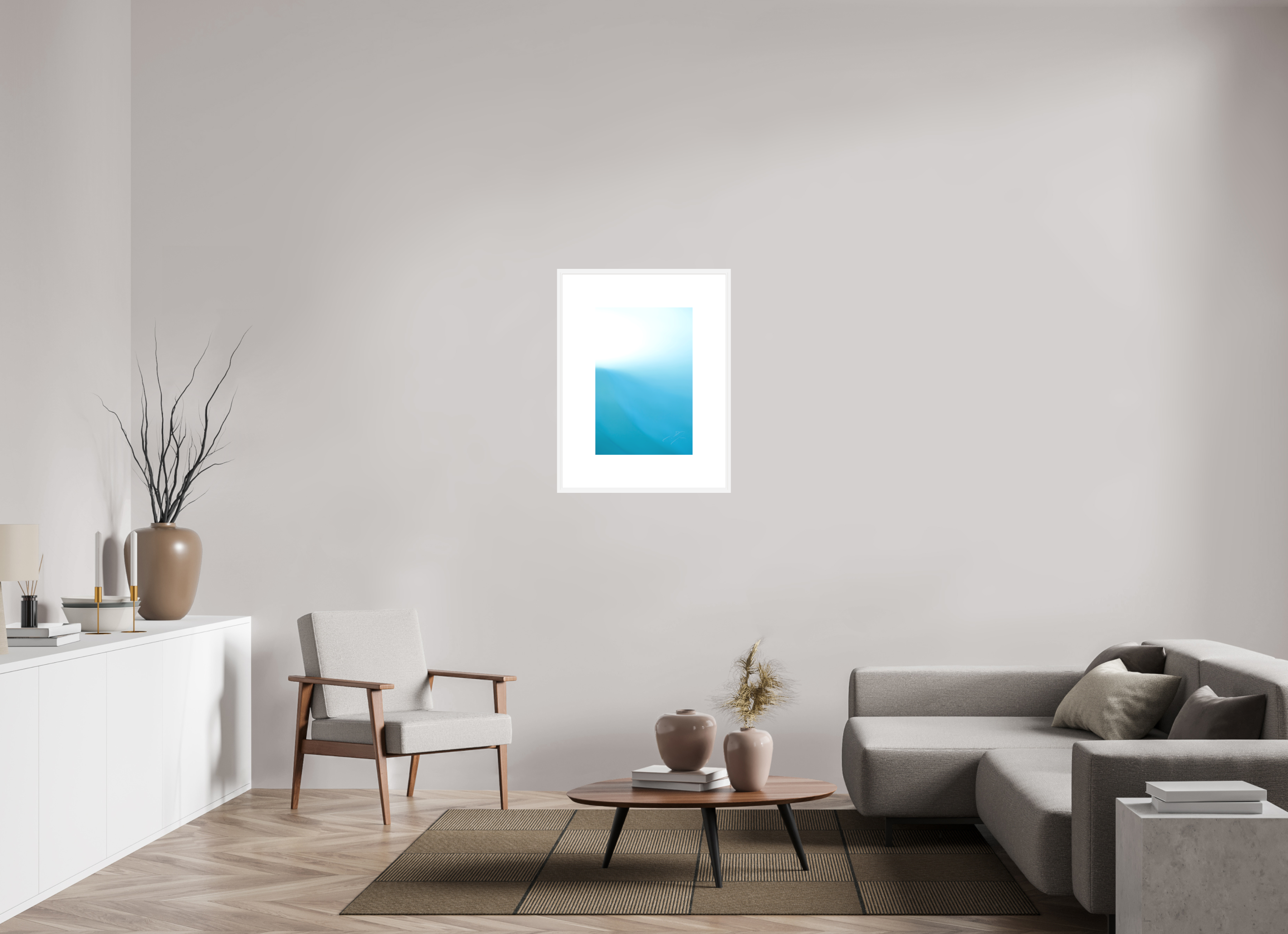 16 x 24″, FRAME SOLID WOOD [FUJIFLEX HIGH GLOSS MATTE FLOAT GLASS] PIERCE