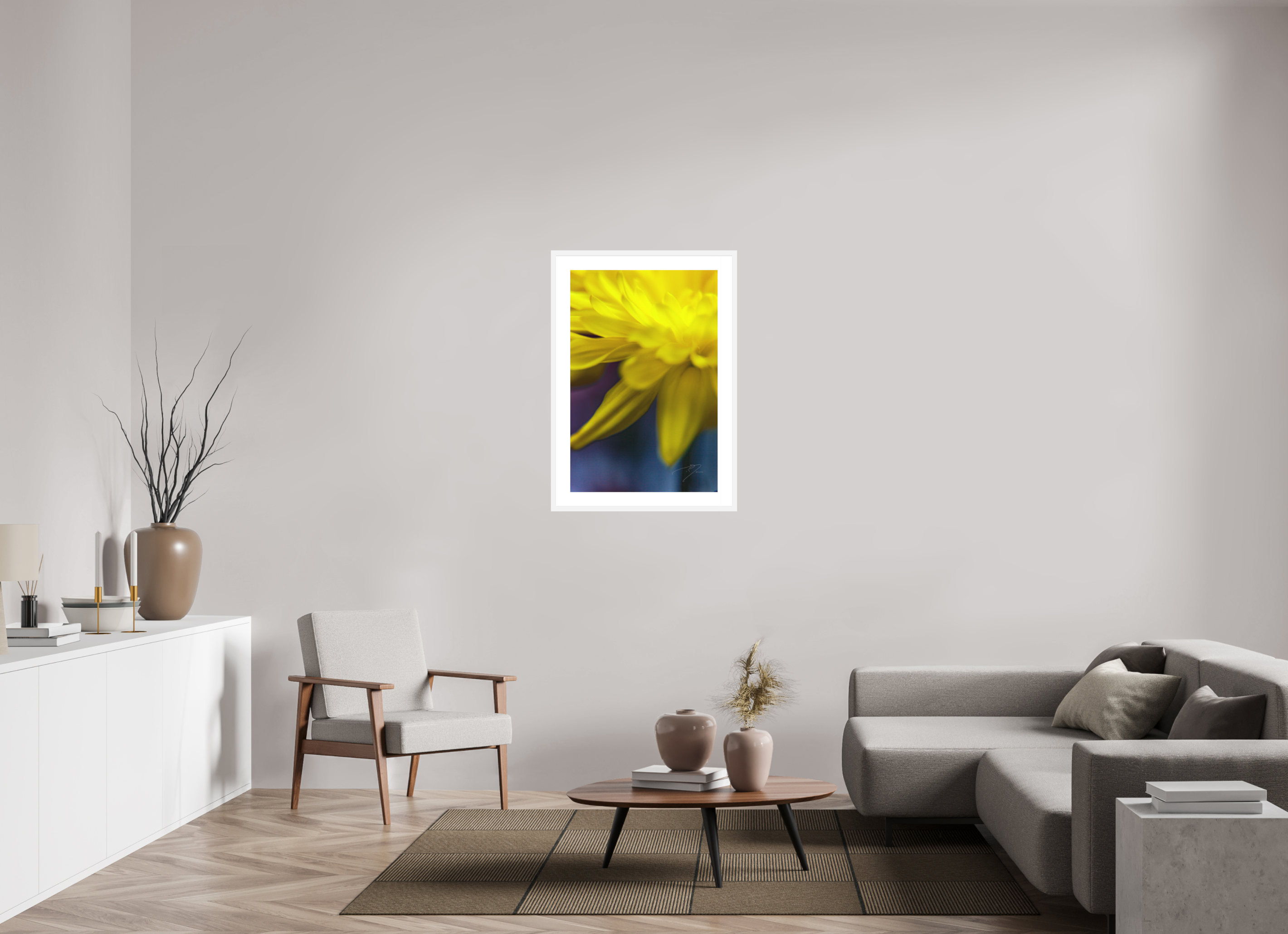 24 x 36″, FRAME - SOLID WOOD [FUJIFLEX] EDGE OF FALLING