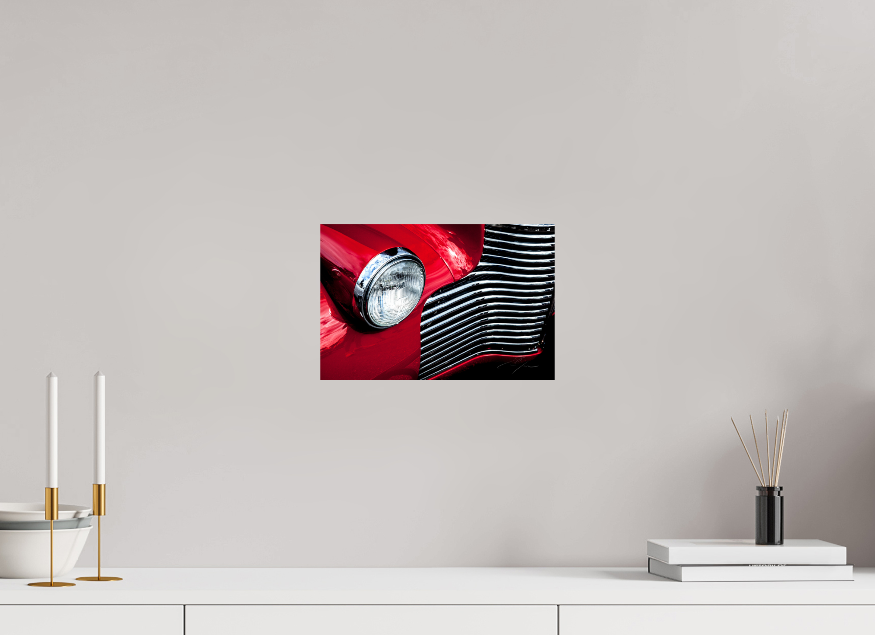 12 x 8″, PRINT ONLY [FUJI CRYSTAL DP II] 1940 CHEVY 2-DOOR