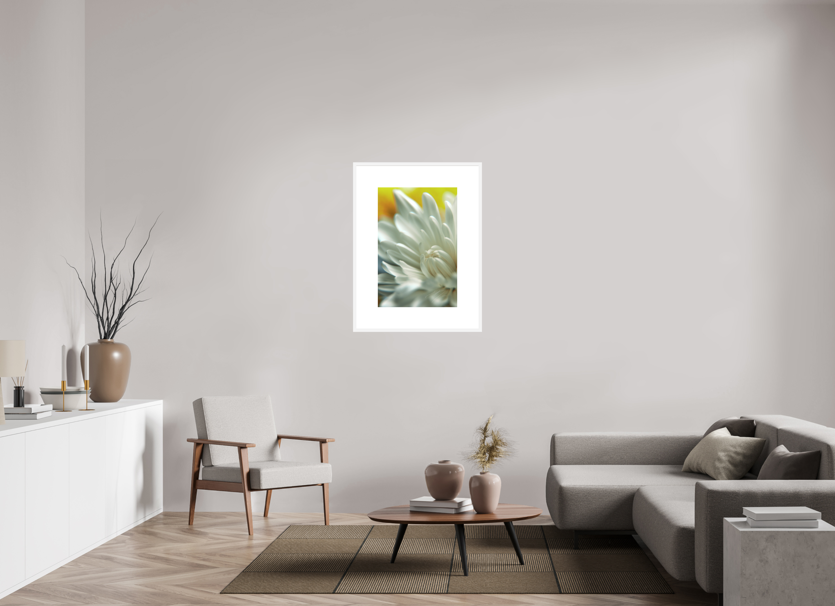 20 x 30″, FRAME SOLID WOOD [FUJIFLEX HIGH GLOSS MATTE FLOAT GLASS] CERTITUDE