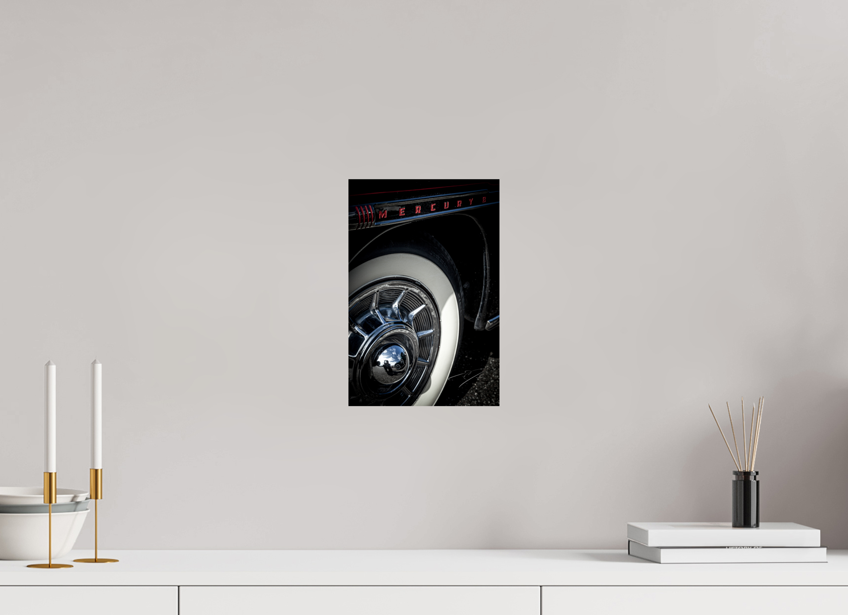 8 x 12″, PHOTO PRINT - FUJIFLEX HIGH GLOSS 1950 MERCURY SPORT SEDAN, No.4