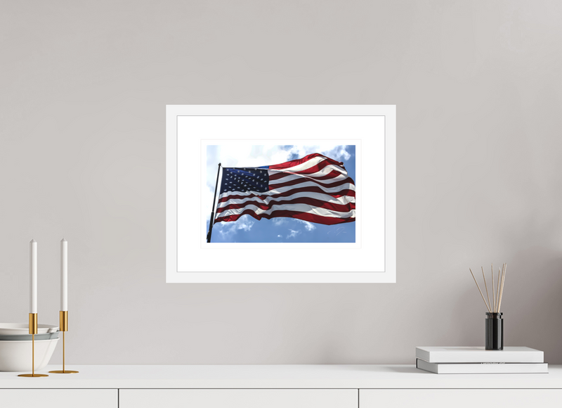 12 x 8″, FRAME - SOLID WOOD [FUJIFLEX] AMERICA IS...