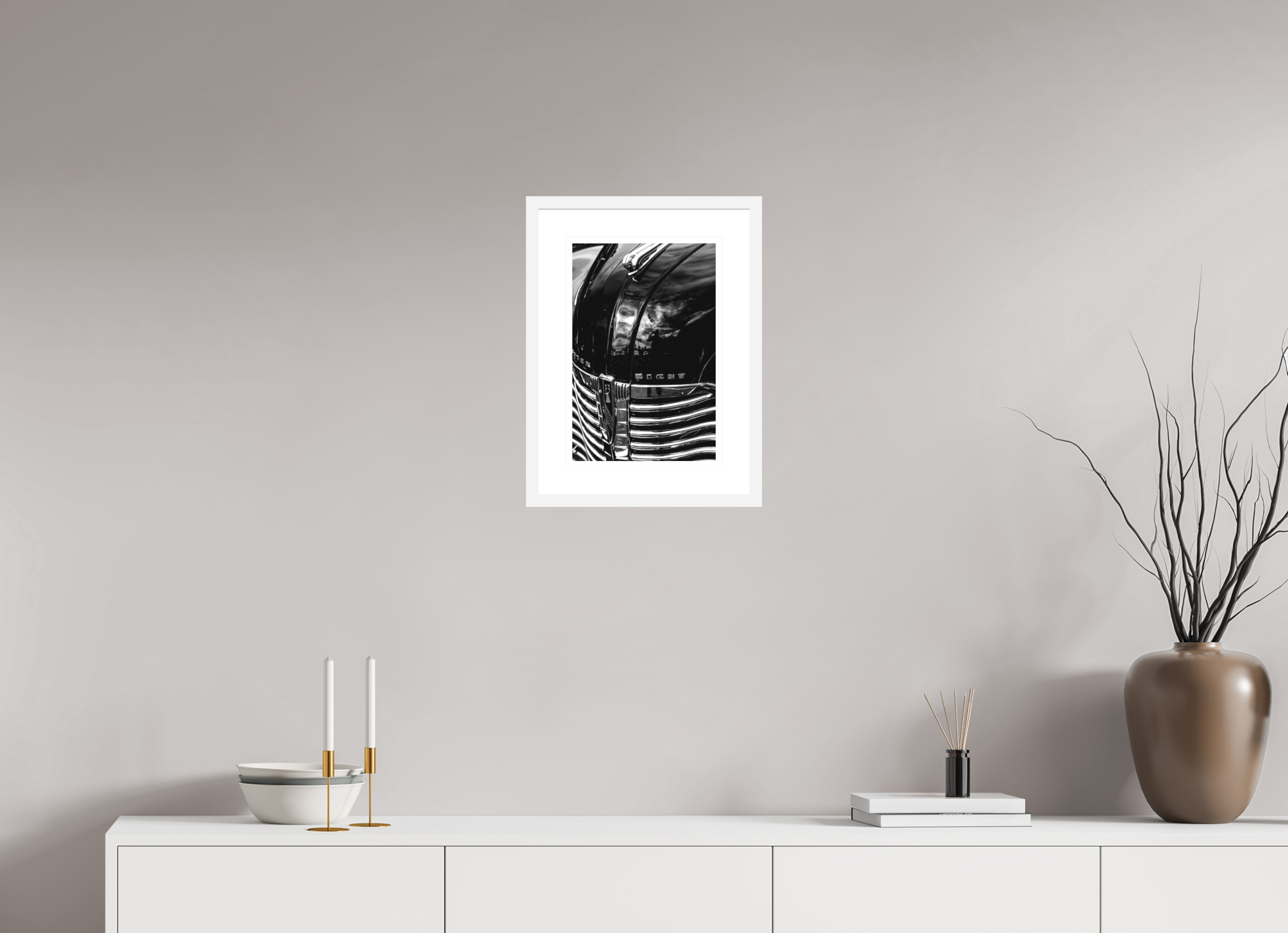 10 x 15″, FRAME - SOLID WOOD [FUJIFLEX] BUICK EIGHT, No.4
