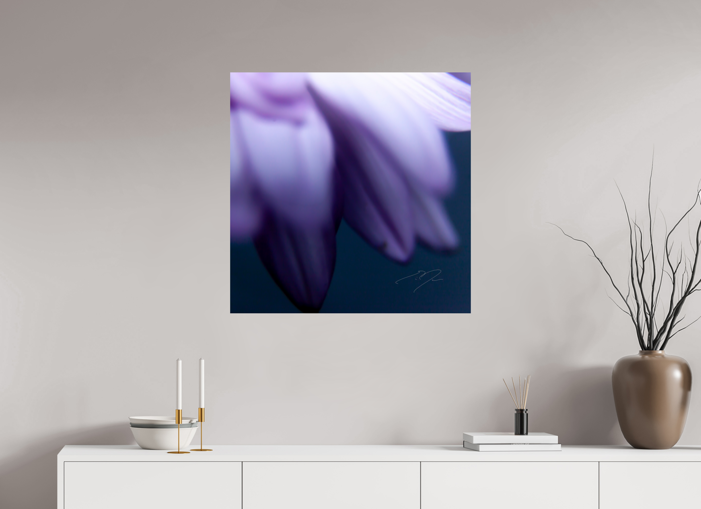 30 x 30″, PRINT ONLY [FUJI CRYSTAL DP II] PETALS' EDGE