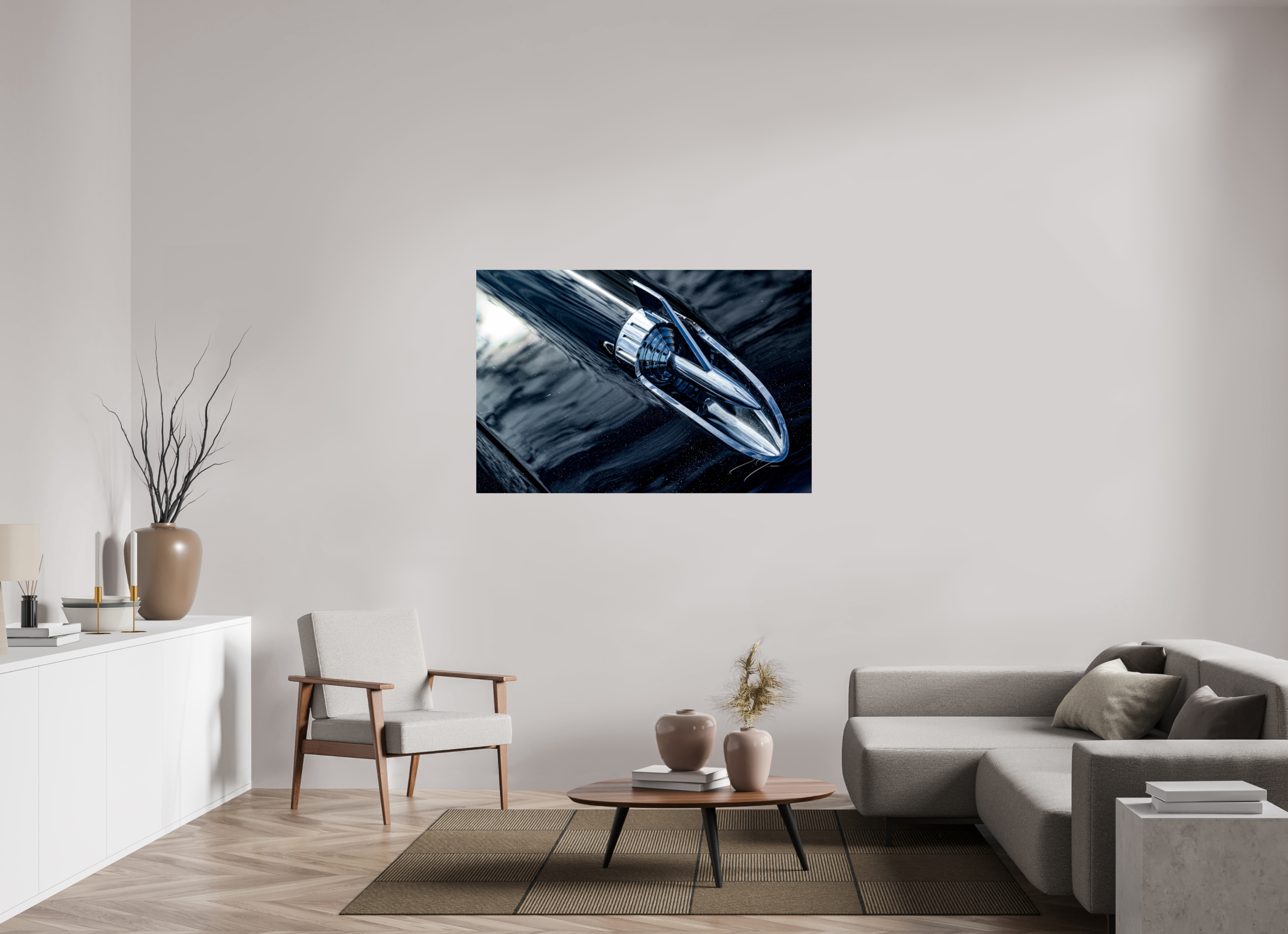 54 x 36″, PRINT ONLY [FUJI CRYSTAL DP II] 1957 CHEVY BEL AIR, No.6