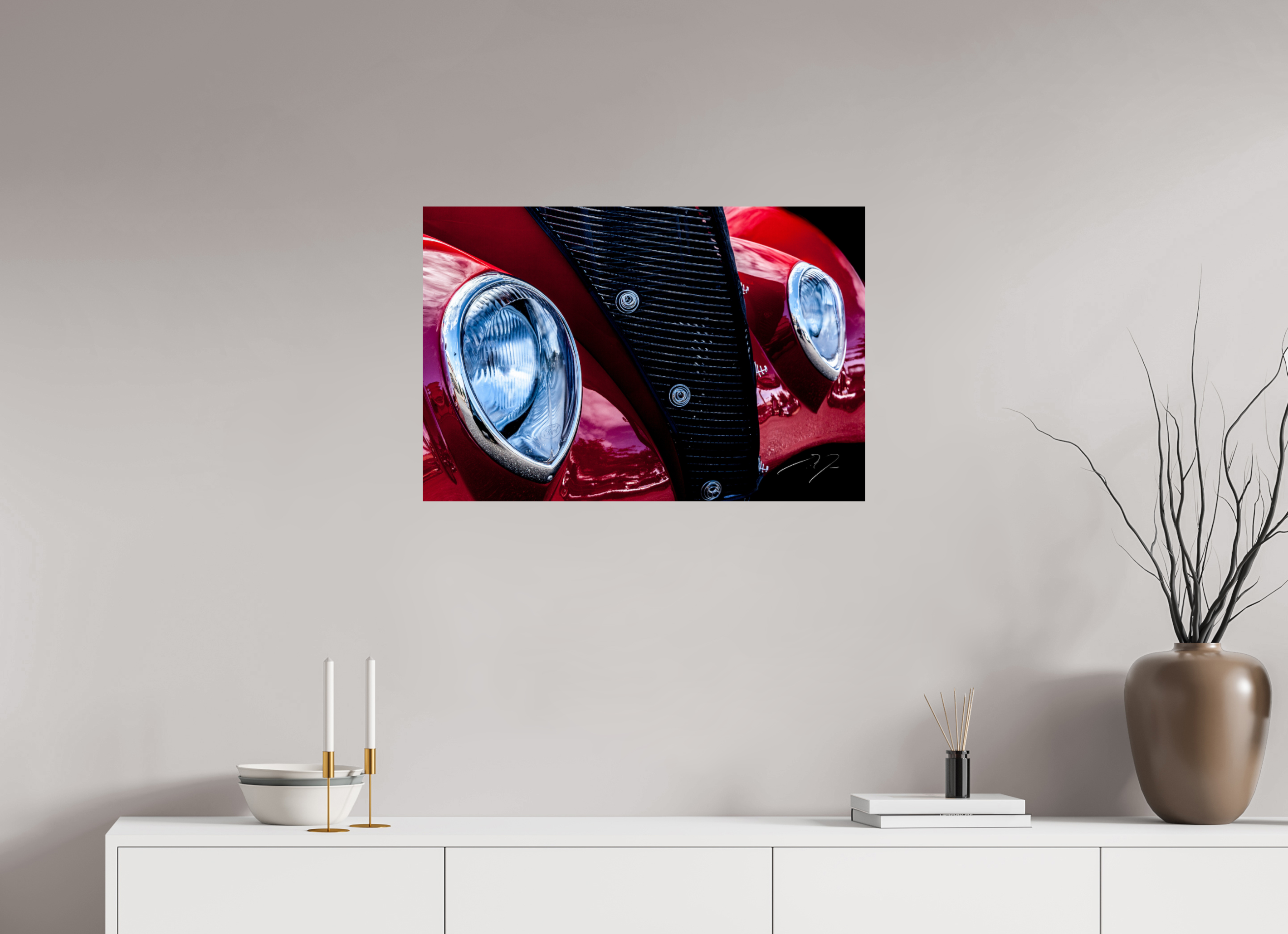 30 x 20″, PRINT ONLY [FUJI CRYSTAL DP II] 1937 FORD