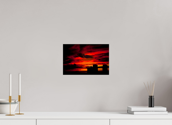 12 x 8″, PHOTO PRINT - FUJIFLEX HIGH GLOSS RED SKY
