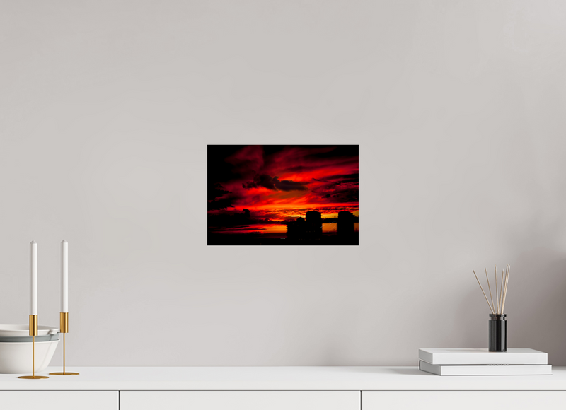 12 x 8″, PHOTO PRINT - FUJIFLEX HIGH GLOSS RED SKY