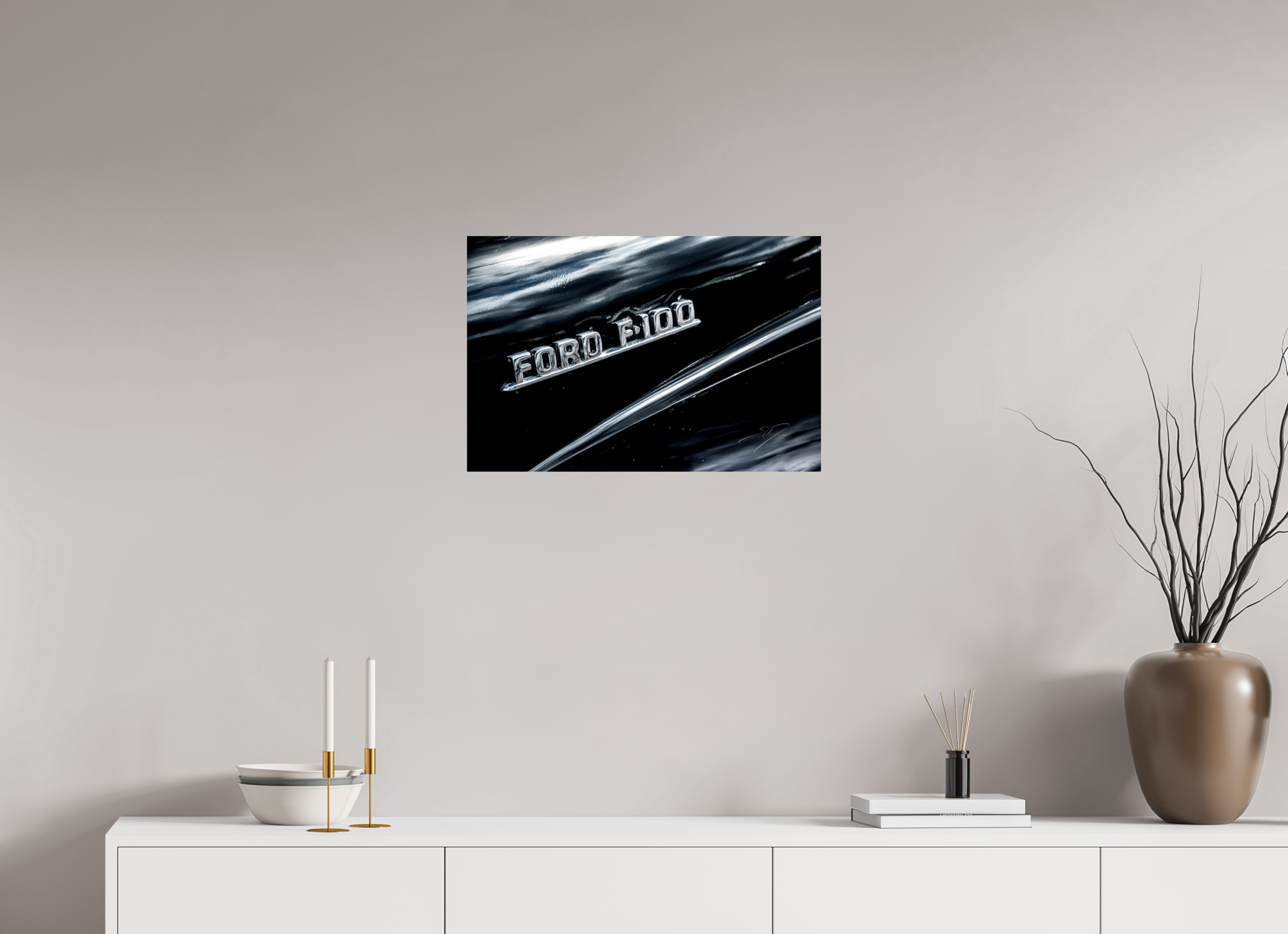 24 x 16″, PRINT ONLY [FUJI CRYSTAL DP II] 1953 FORD F-100, No.4