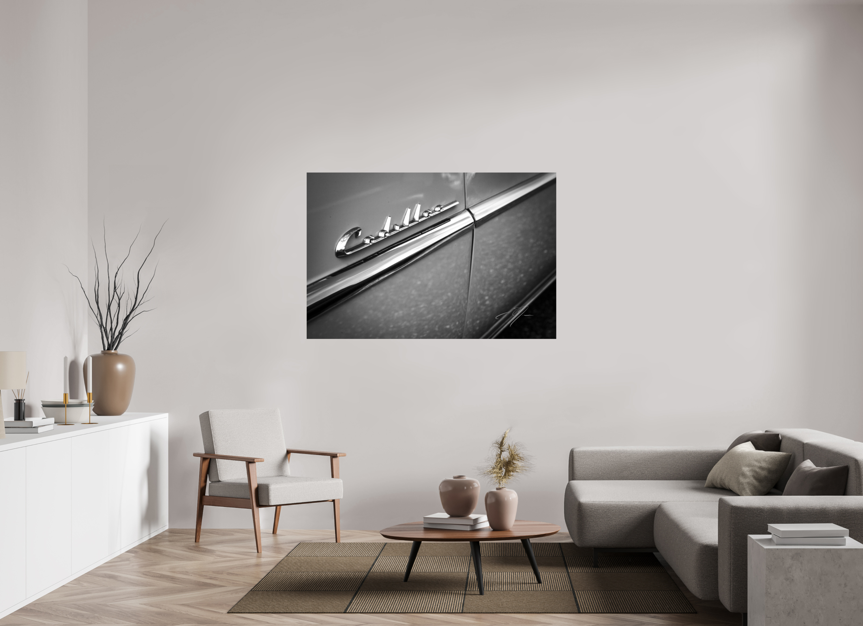 60 x 40″, PRINT ONLY [FUJI CRYSTAL DP II] 1955 CADILLAC