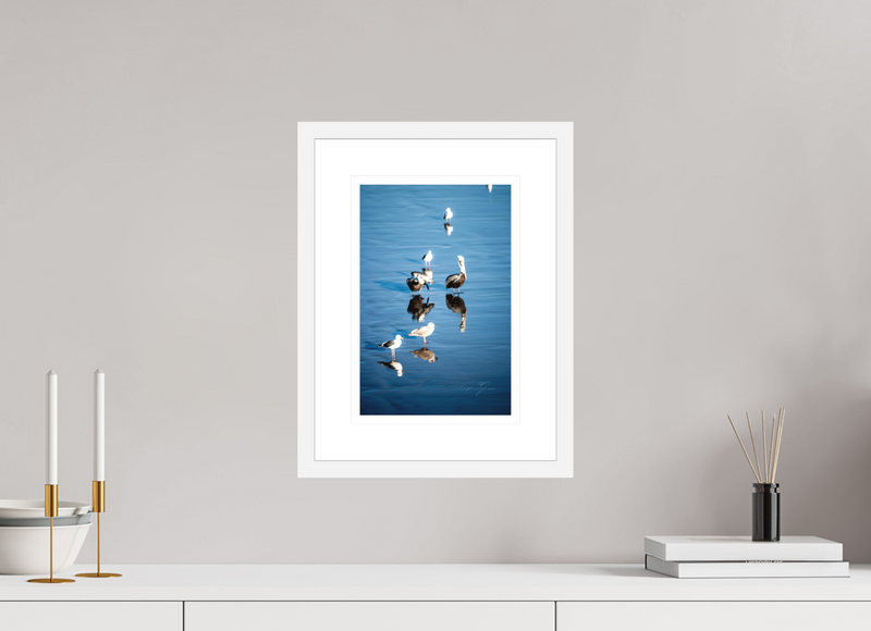 8 x 12″, FRAME - SOLID WOOD [FUJIFLEX] OBSCURE REFLECTION