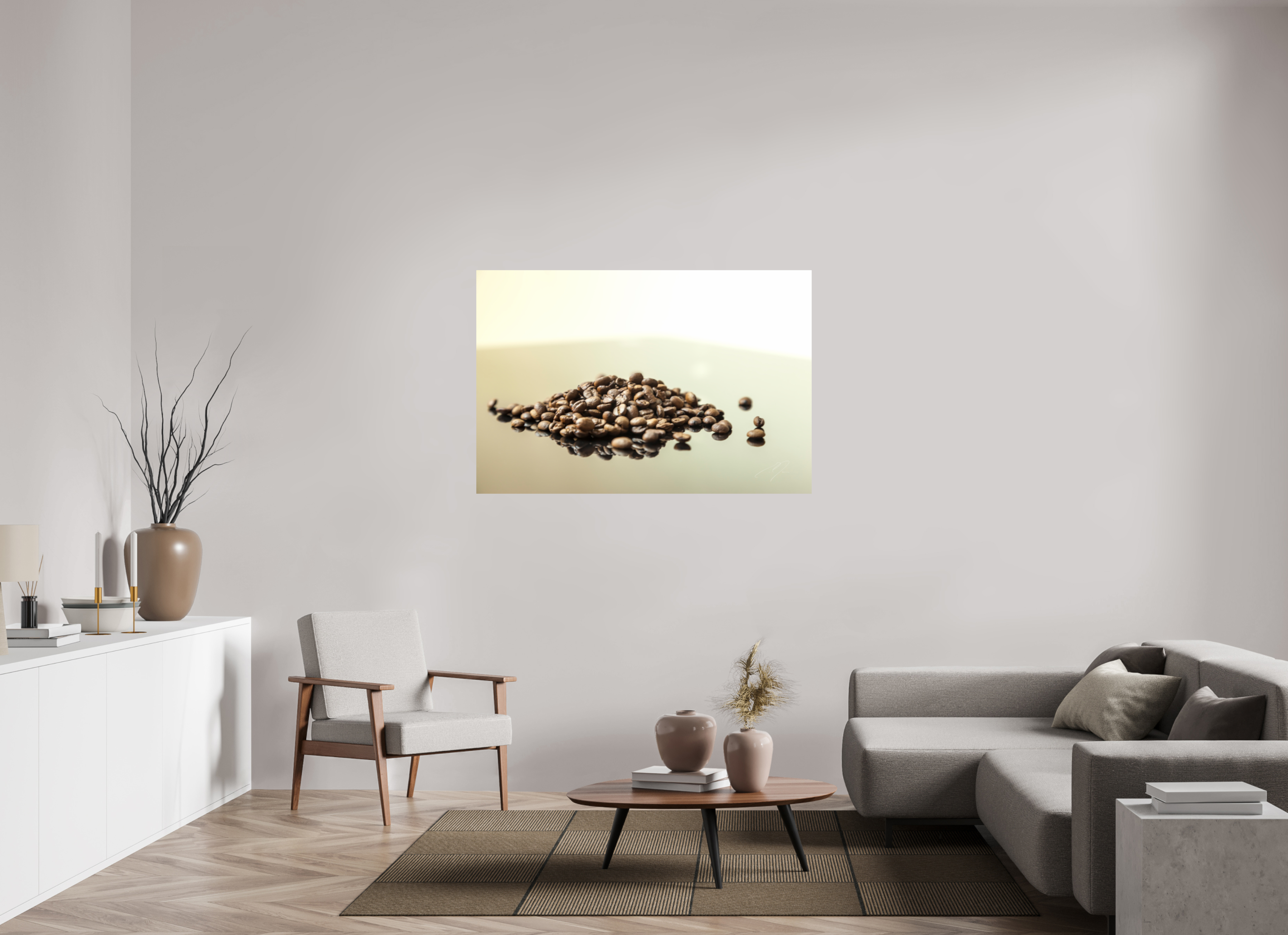54 x 36″, PRINT ONLY [FUJI CRYSTAL DP II] COFFEE BEANS, No.2