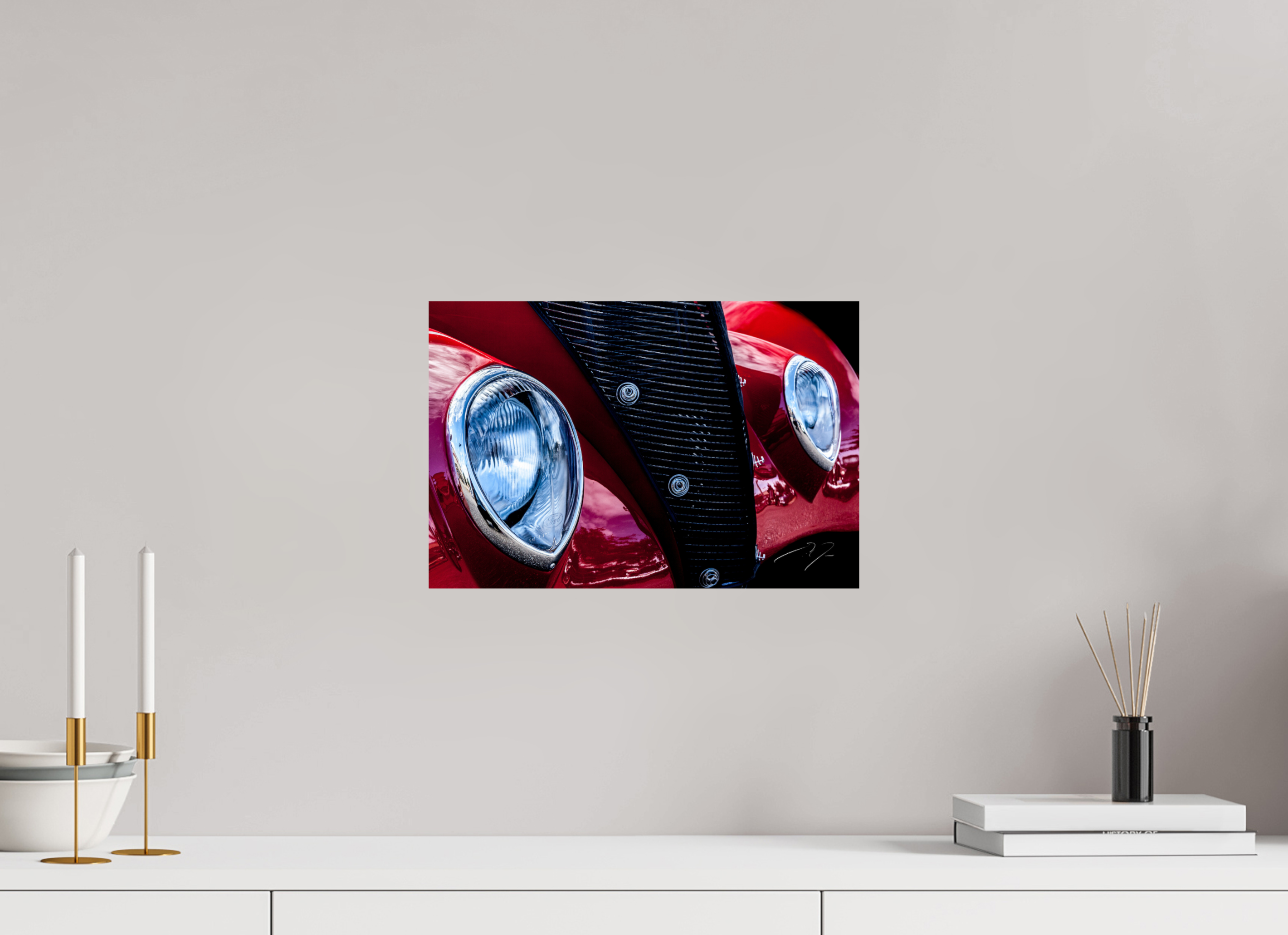 15 x 10″, PRINT ONLY [FUJI CRYSTAL DP II] 1937 FORD