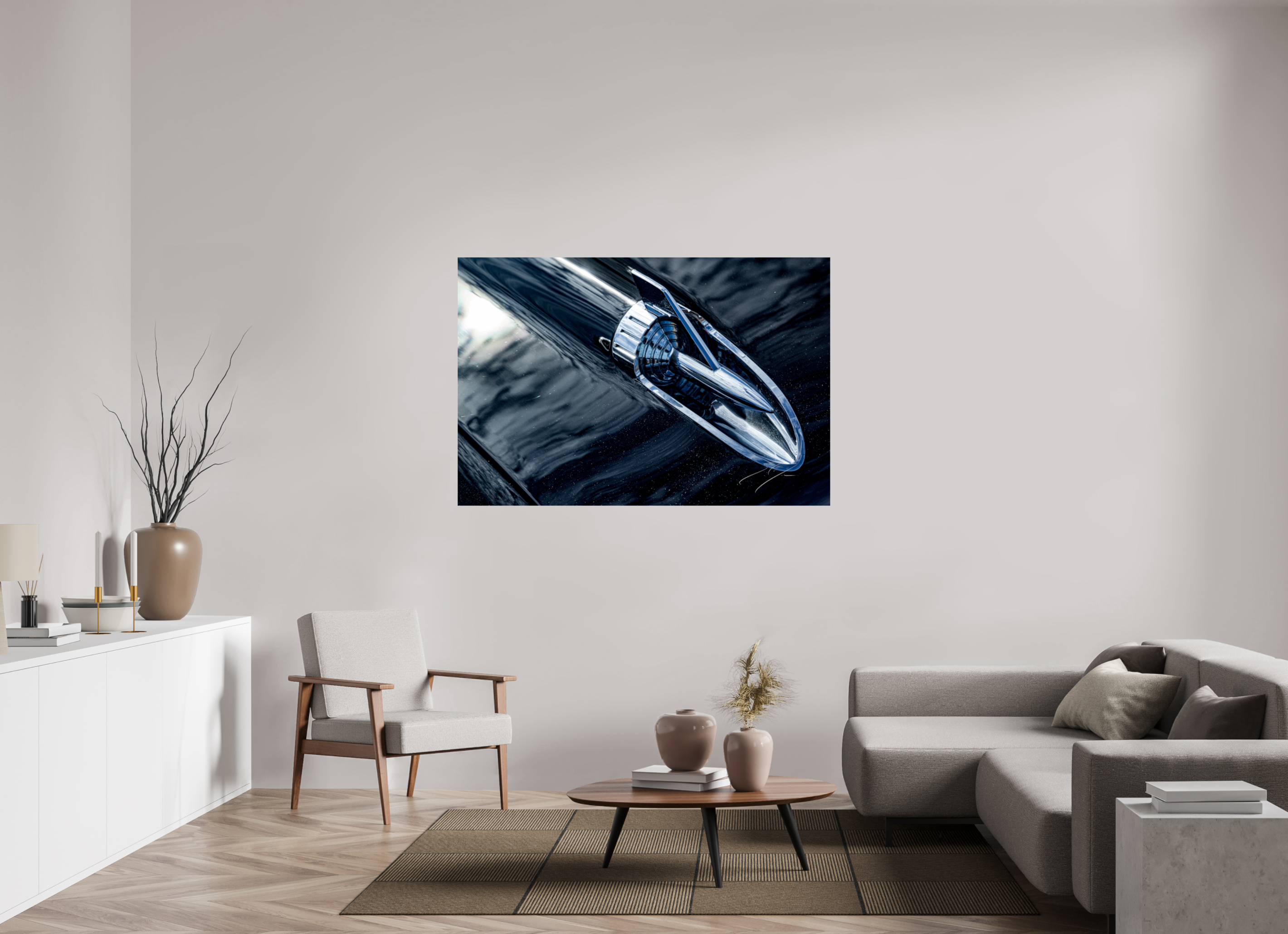 60 x 40″, PRINT ONLY [FUJI CRYSTAL DP II] 1957 CHEVY BEL AIR, No.6