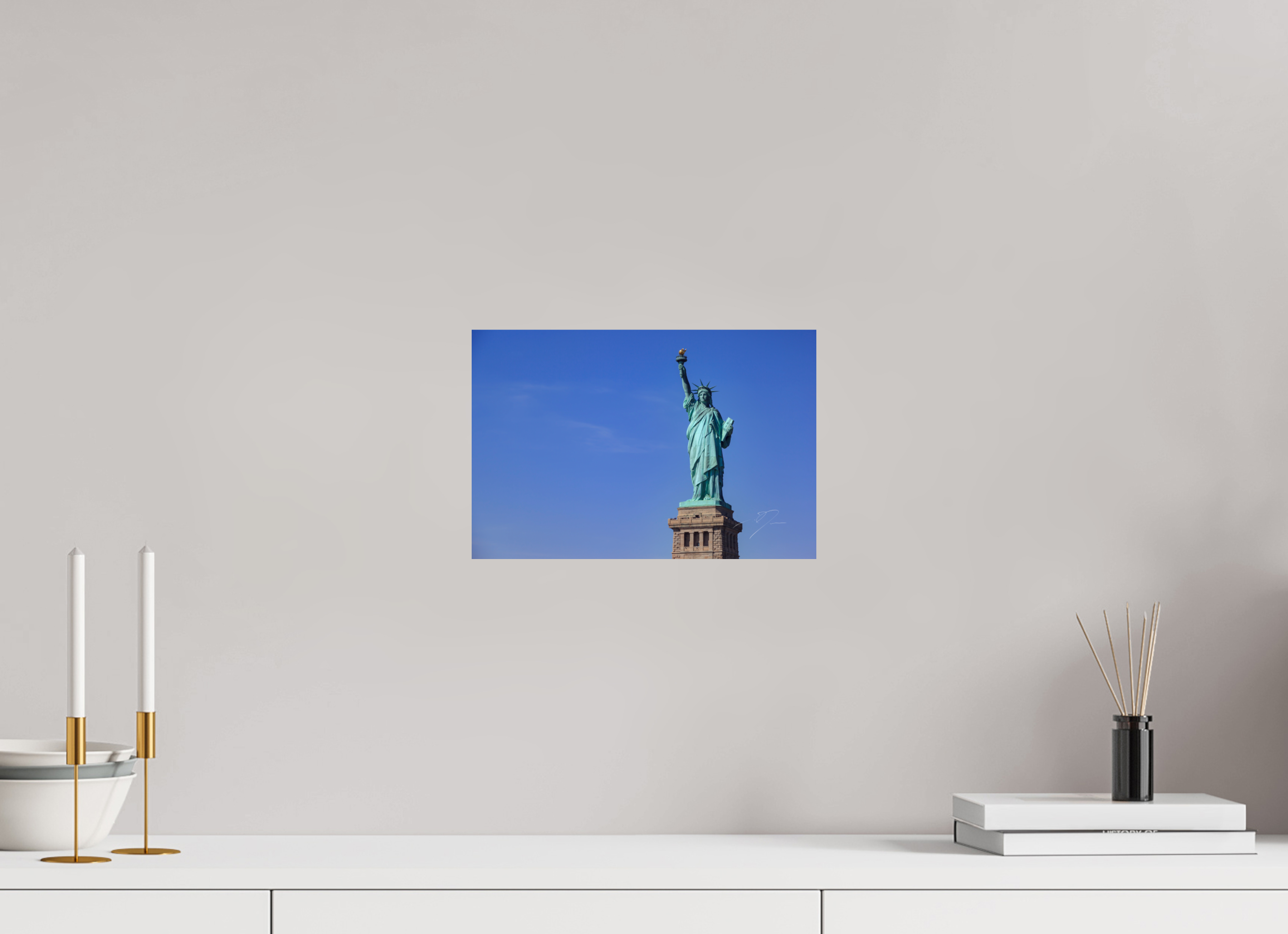 12 x 8″, PRINT ONLY [FUJI CRYSTAL DP II] THE STATUE OF LIBERTY