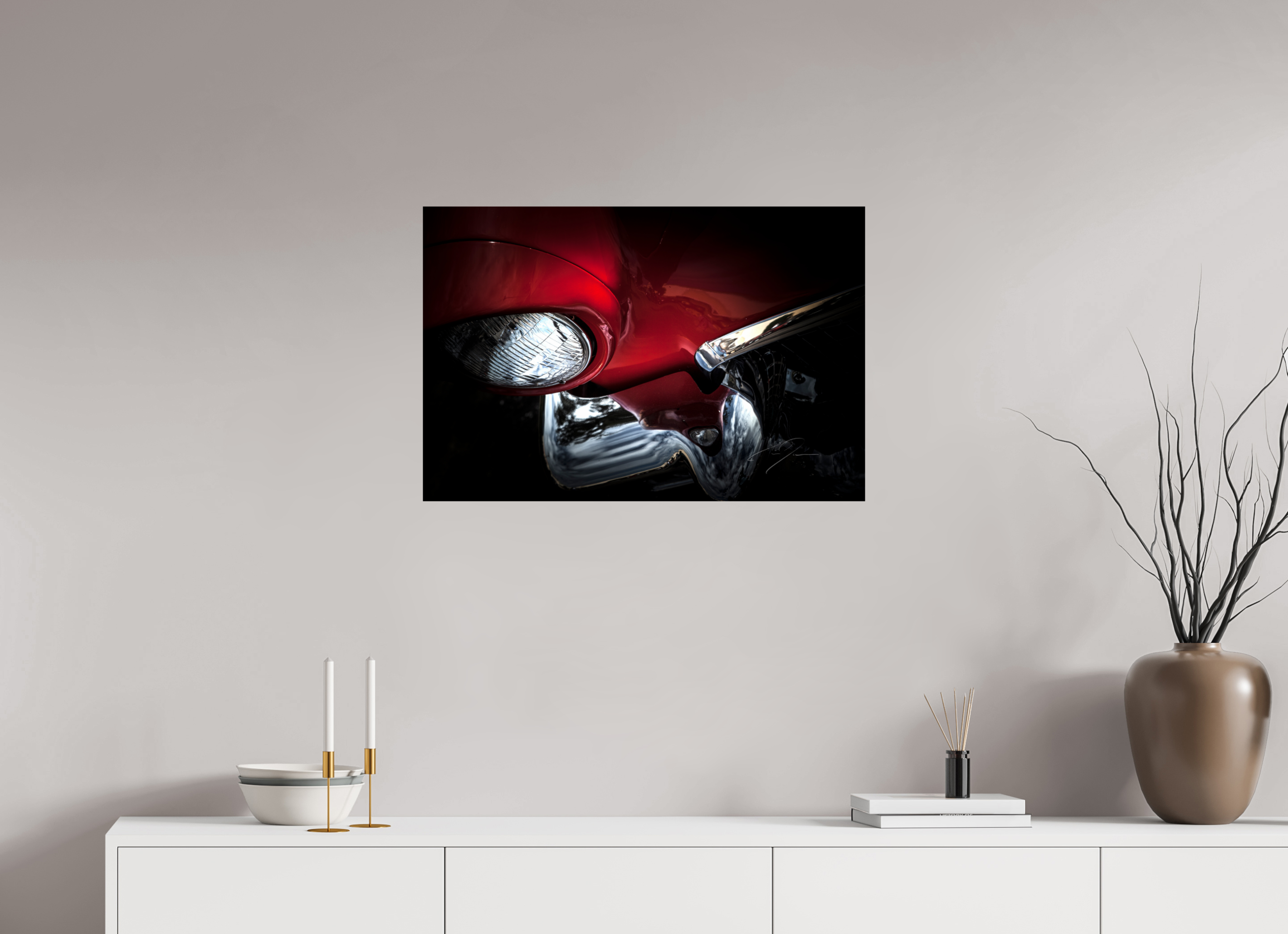 30 x 20″, PRINT ONLY [FUJI CRYSTAL DP II] 1957 FORD THUNDERBIRD, No.6