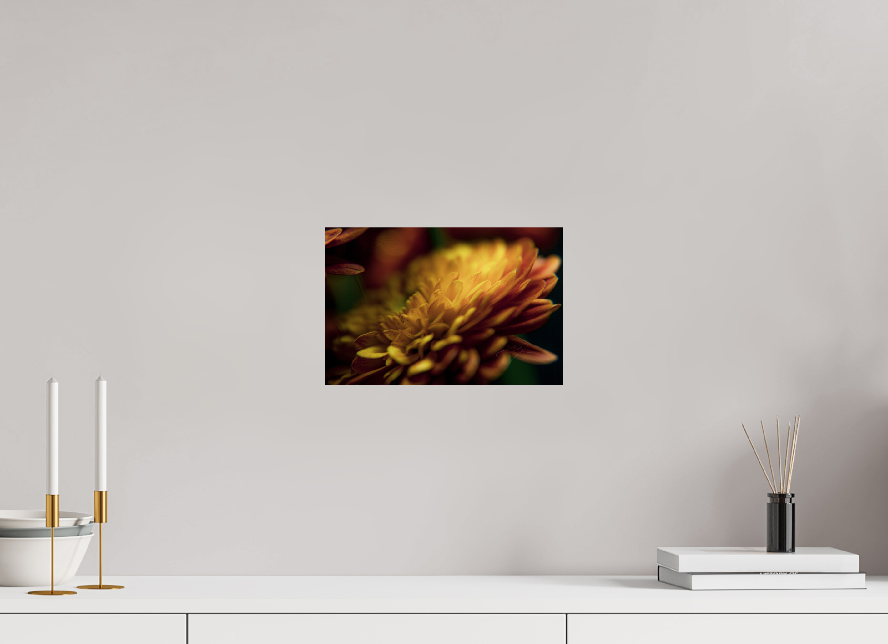 12 x 8″, PRINT ONLY [FUJI CRYSTAL DP II] PETALS' GLOW