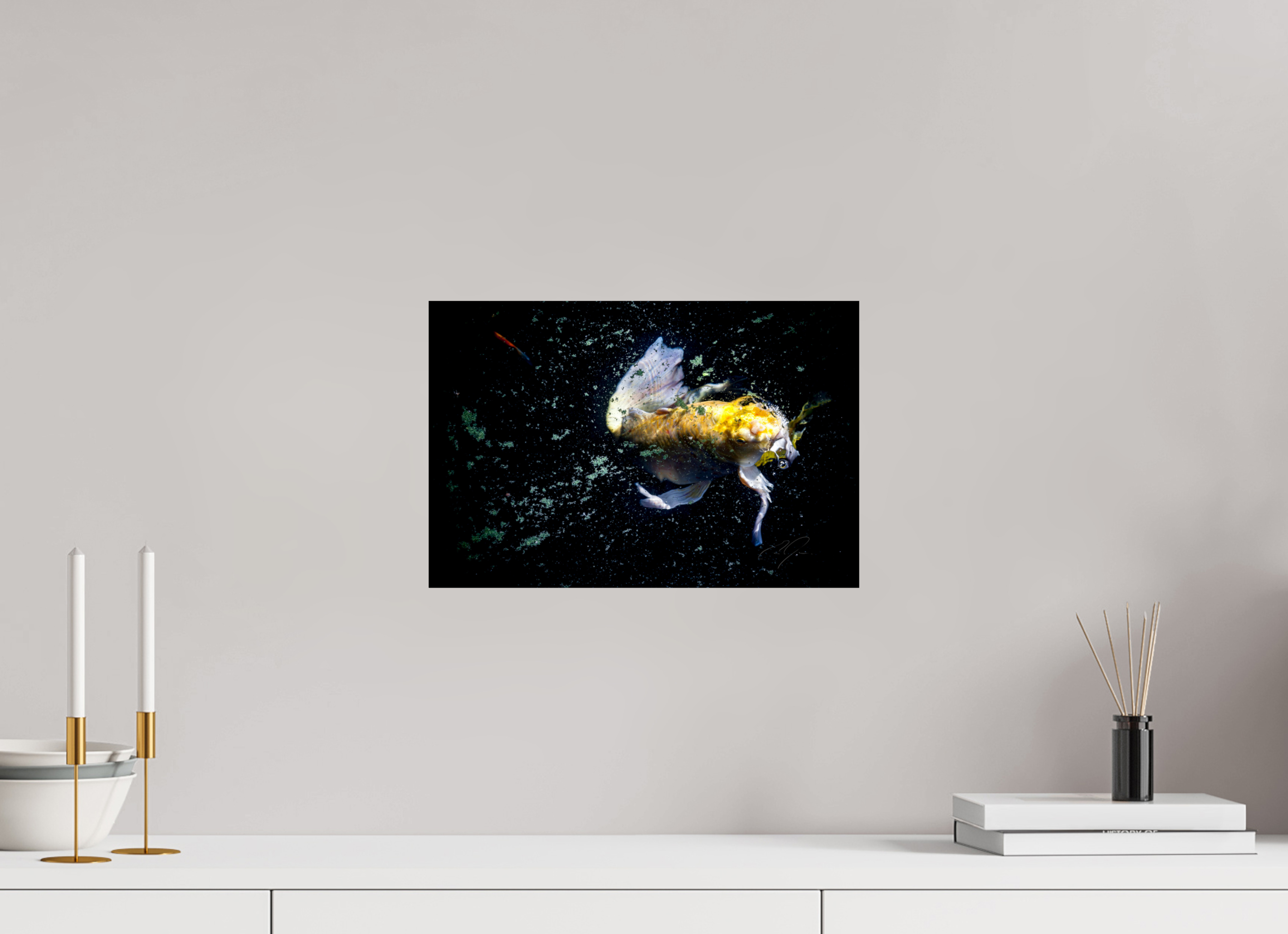 15 x 10″, PRINT ONLY [FUJI CRYSTAL DP II] COMING UP FOR AIR