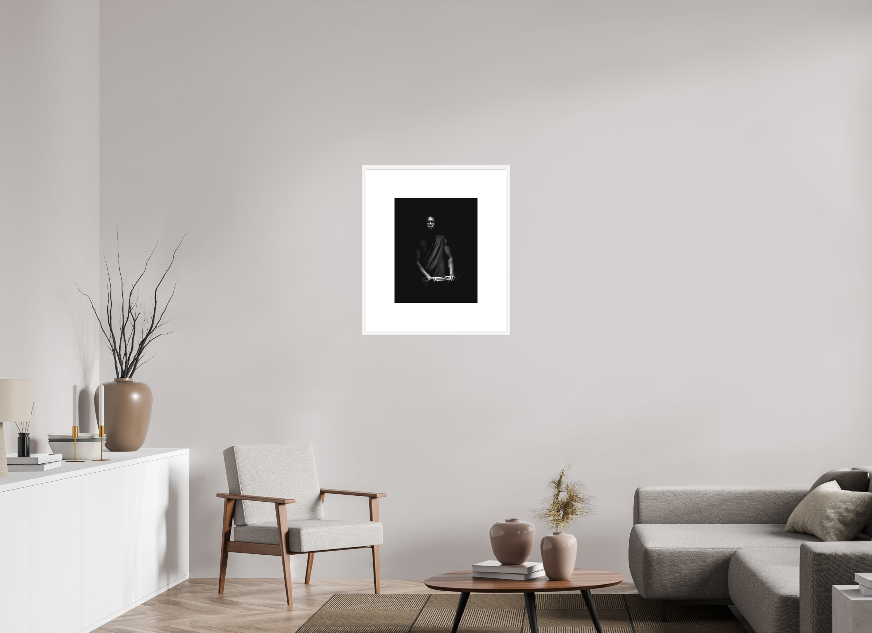 16 x 20″, FRAME SOLID WOOD [FUJIFLEX HIGH GLOSS MATTE FLOAT GLASS] HIDDEN