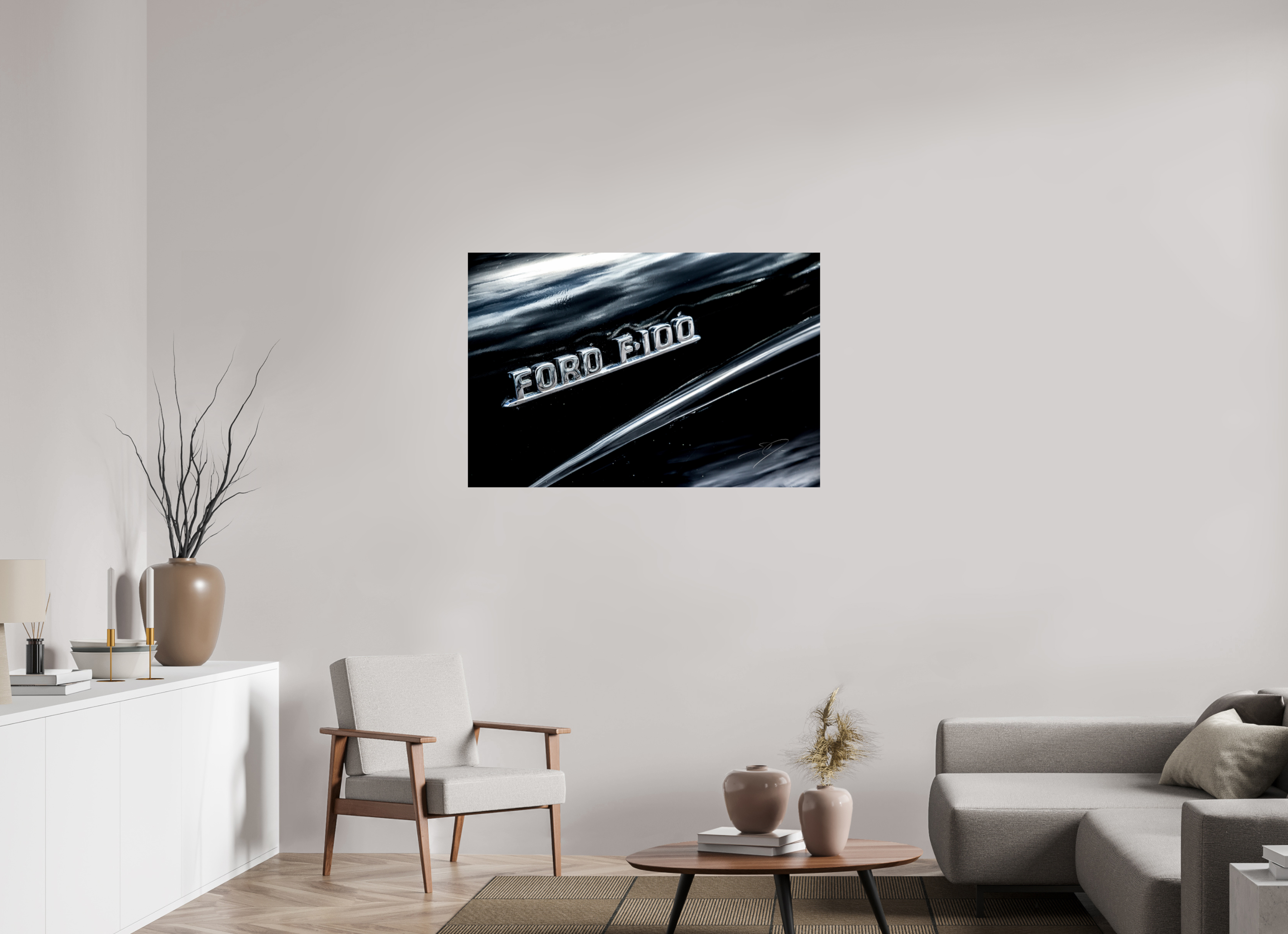 45 x 30″, PRINT ONLY [FUJI CRYSTAL DP II] 1953 FORD F-100, No.4