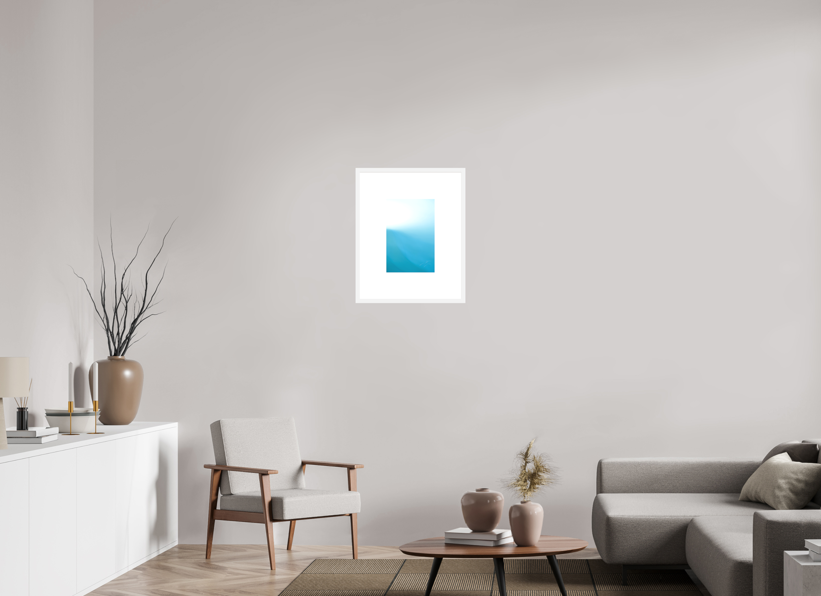 10 x 15″, FRAME SOLID WOOD [FUJI CRYSTAL DP II MATTE FLOAT GLASS] PIERCE