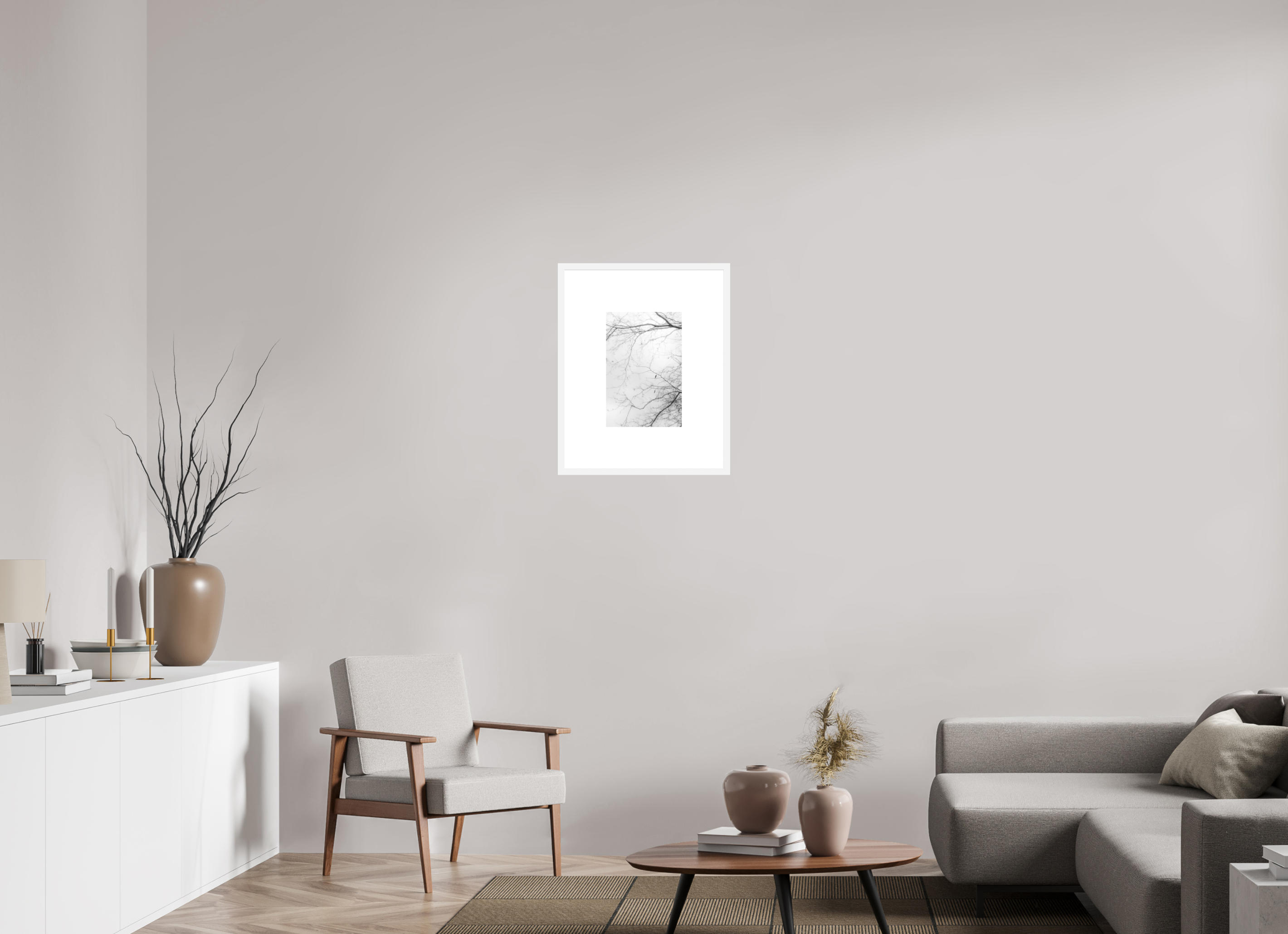10 x 15″, FRAME SOLID WOOD [FUJI CRYSTAL DP II MATTE FLOAT GLASS] DEPARTURE