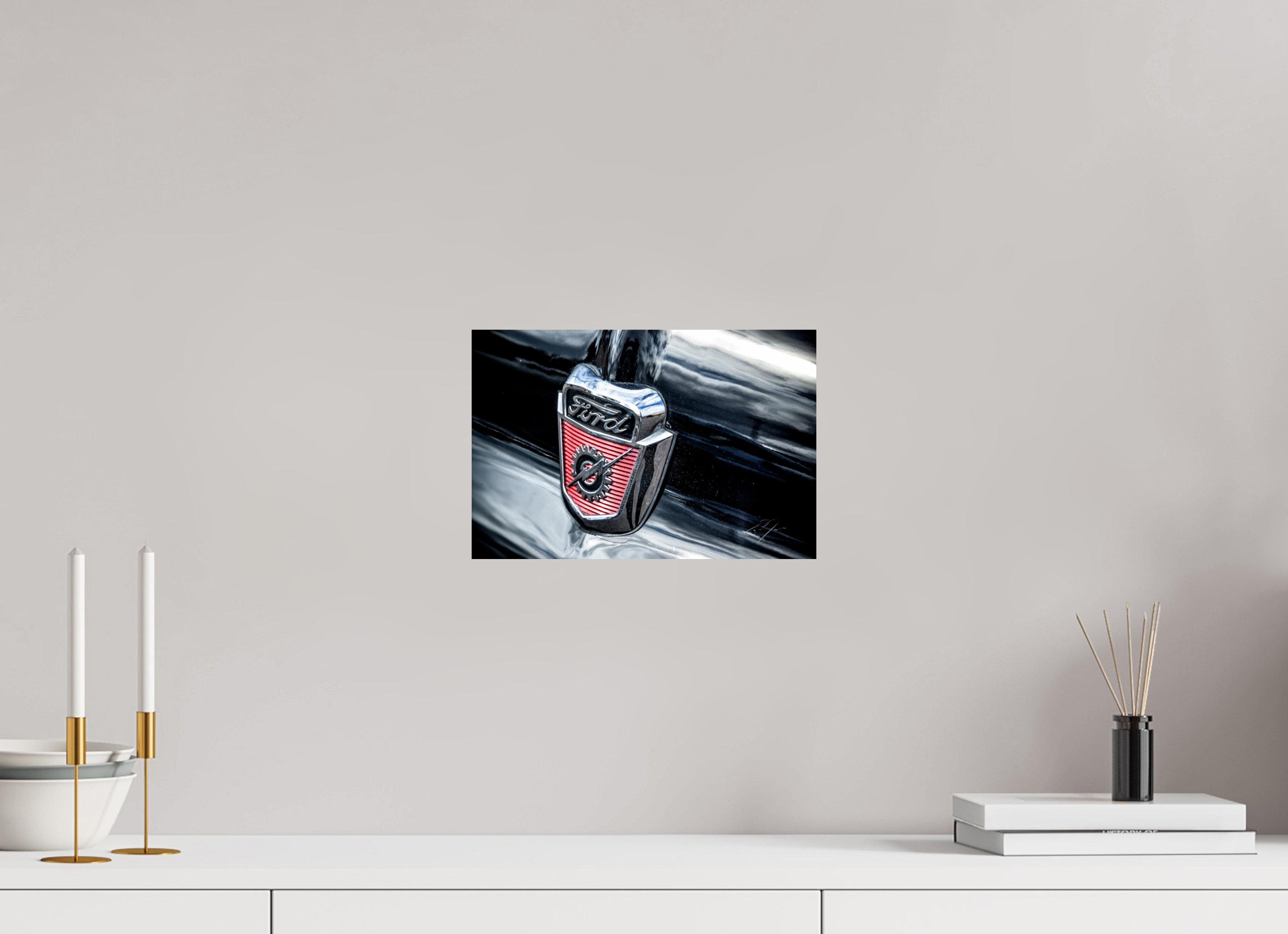 12 x 8″, PRINT ONLY [FUJI CRYSTAL DP II] 1953 FORD F-100