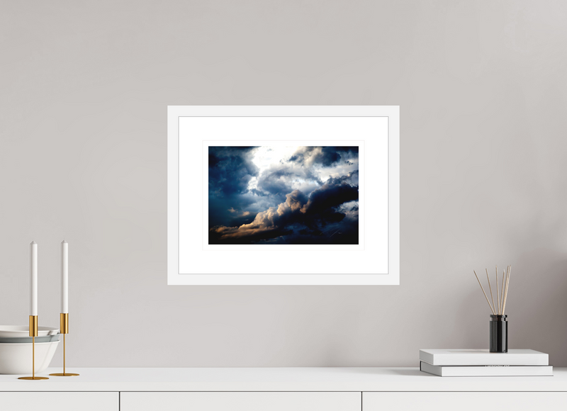 12 x 8″, FRAME - SOLID WOOD [FUJIFLEX] FINDING BEAUTY IN THE STORM