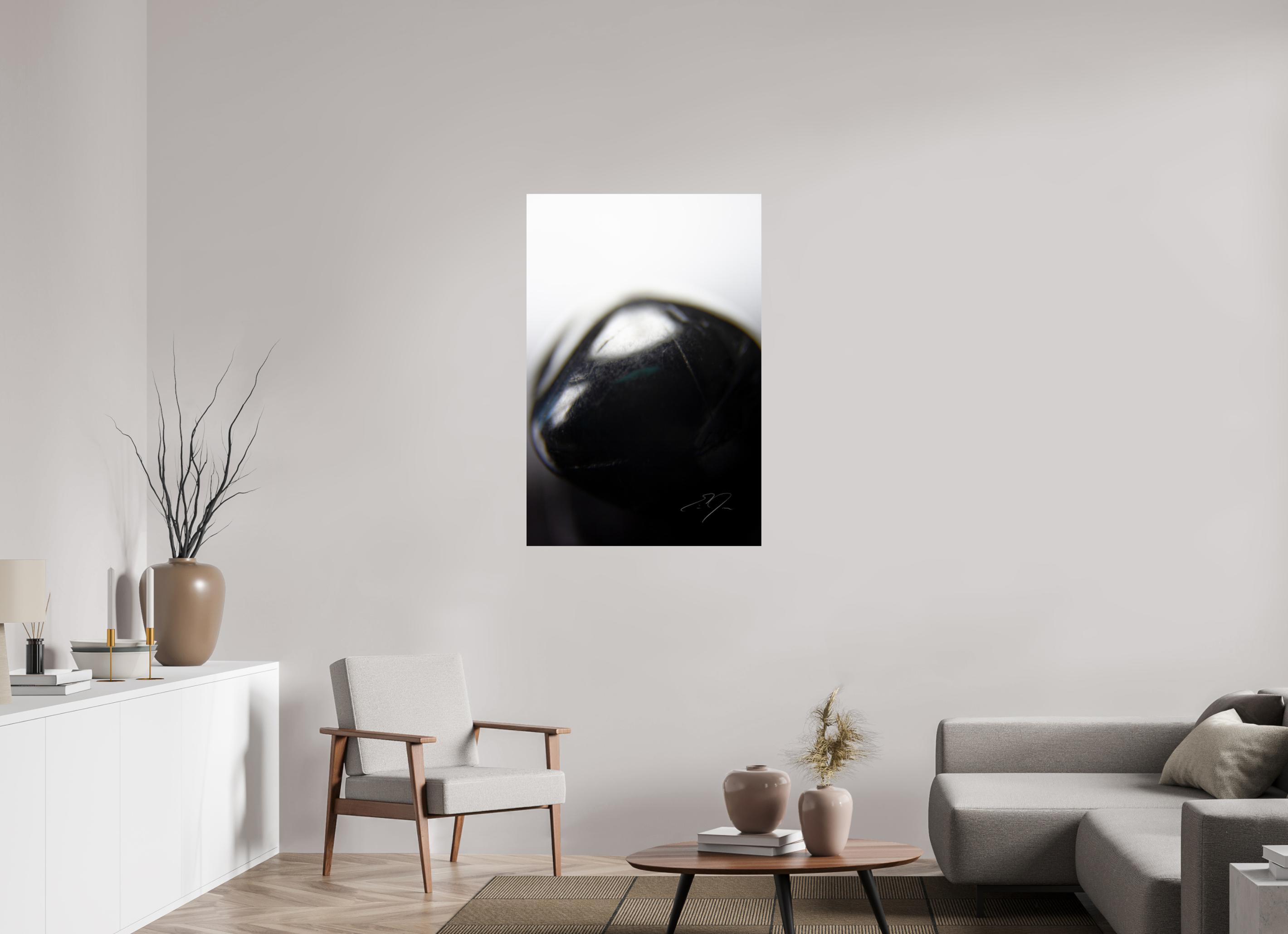 30 x 45″, PHOTO PRINT - FUJIFLEX HIGH GLOSS BLACK STONE