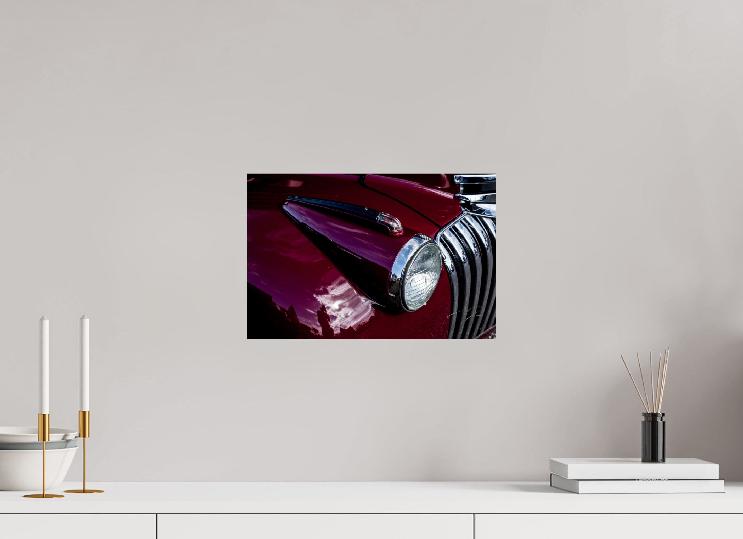 15 x 10″, PRINT ONLY [FUJI CRYSTAL DP II] 1946 CHEVY PICKUP, No.2