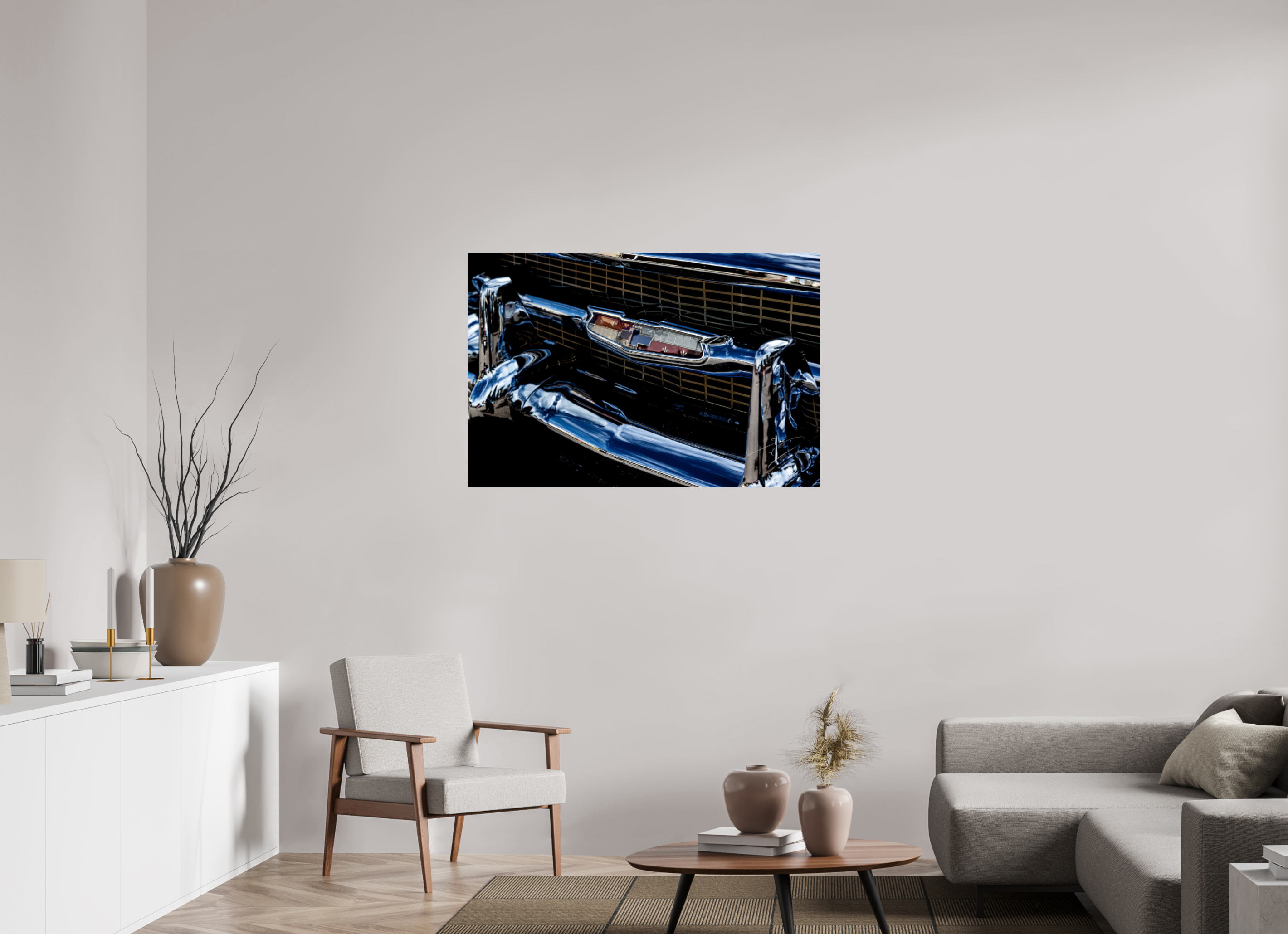 45 x 30″, PRINT ONLY [FUJI CRYSTAL DP II] 1957 CHEVY BEL AIR, No.2