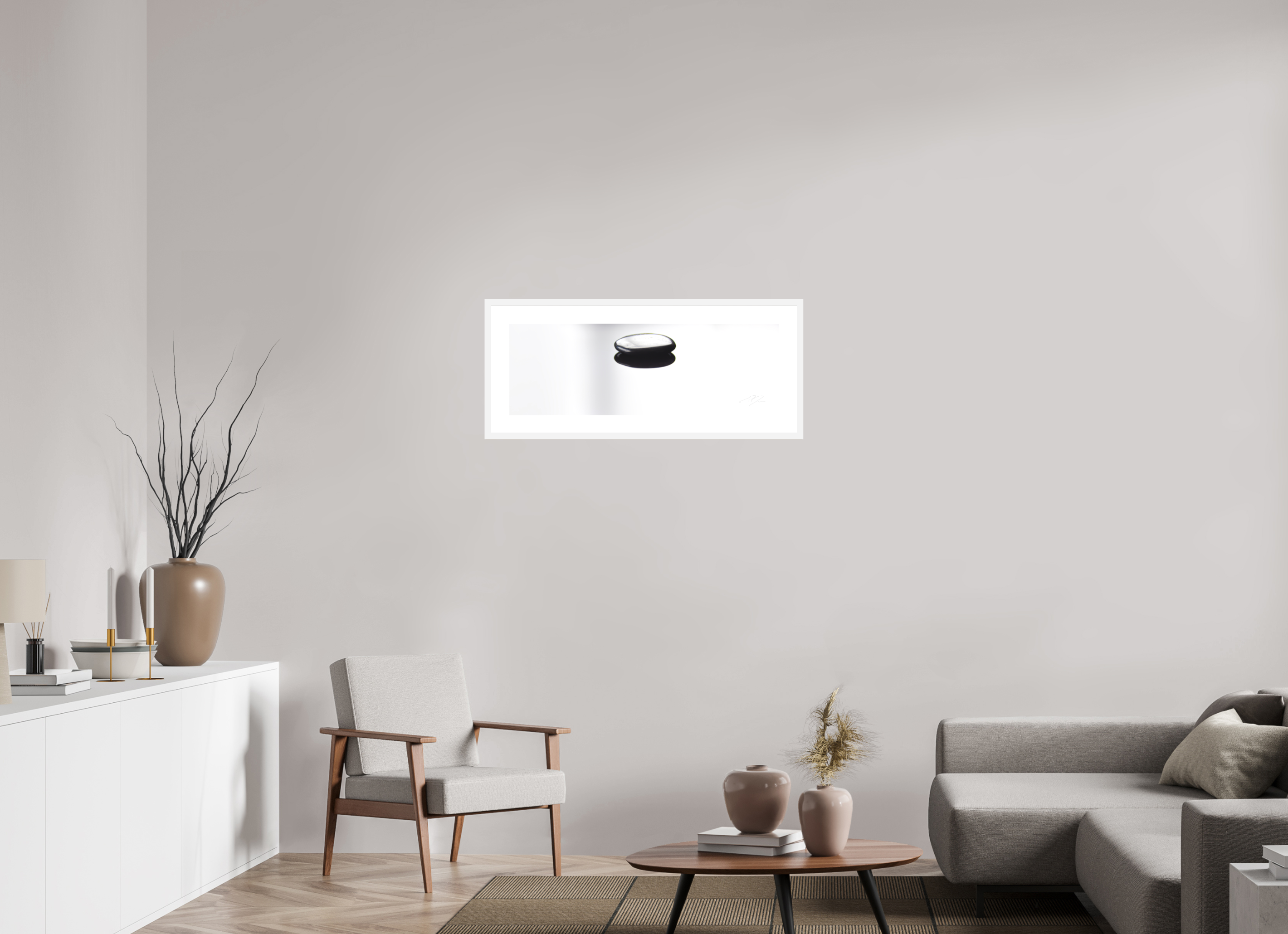 34.6 x 12″, FRAME - SOLID WOOD [FUJIFLEX] RESOLUTE