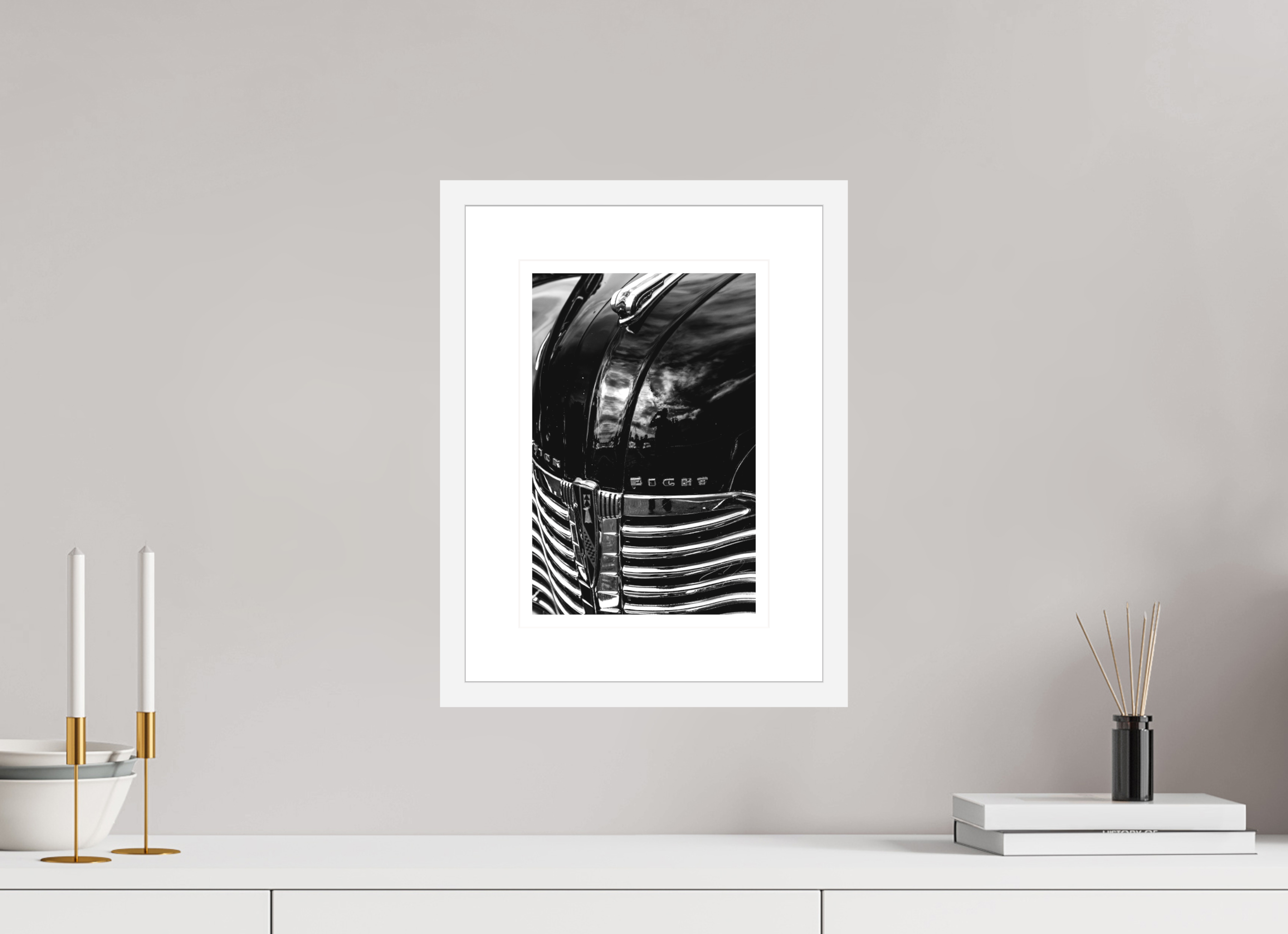 8 x 12″, FRAME - SOLID WOOD [FUJIFLEX] BUICK EIGHT, No.4