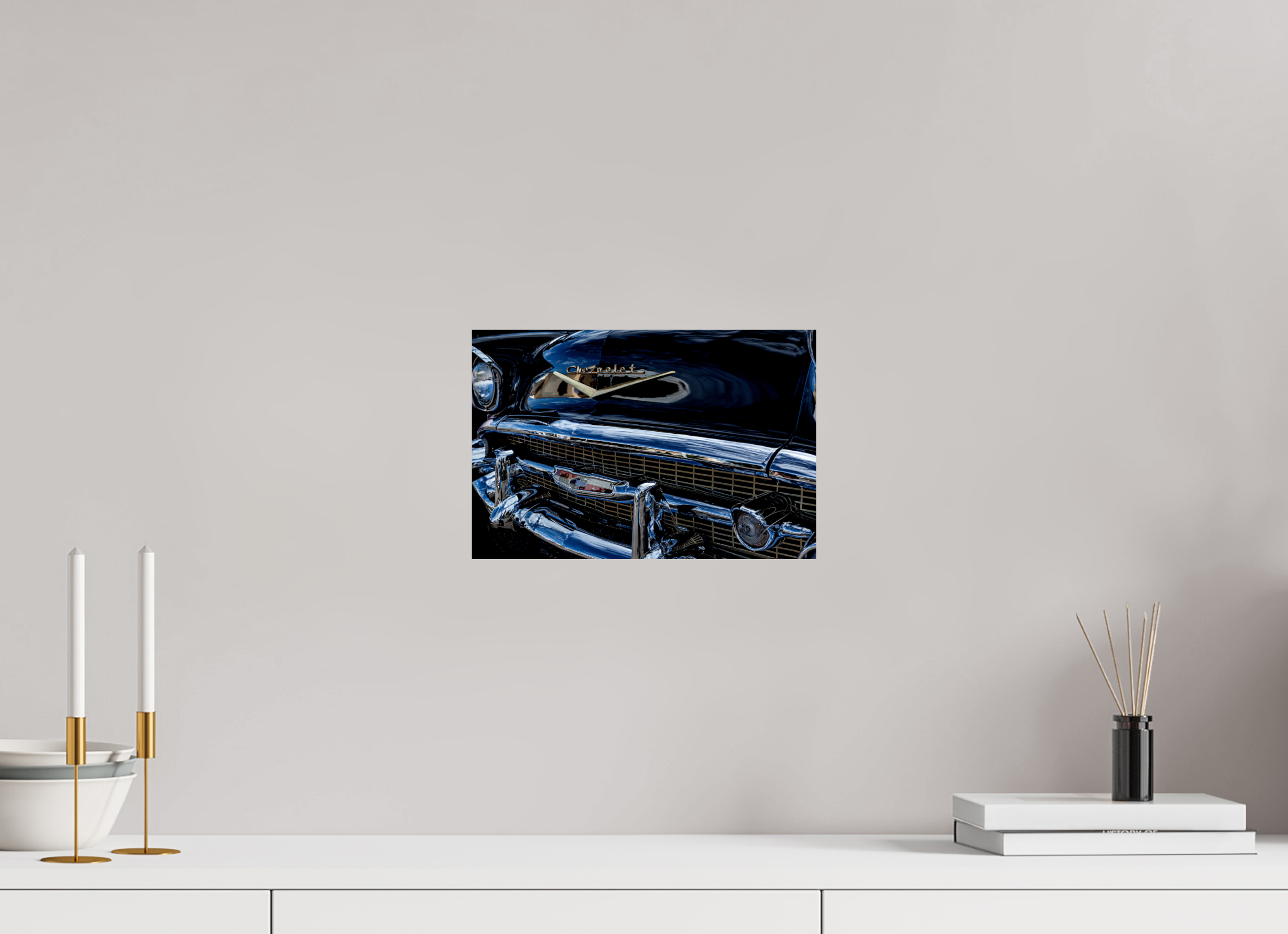 12 x 8″, PRINT ONLY [FUJI CRYSTAL DP II] 1957 CHEVY BEL AIR, No.3