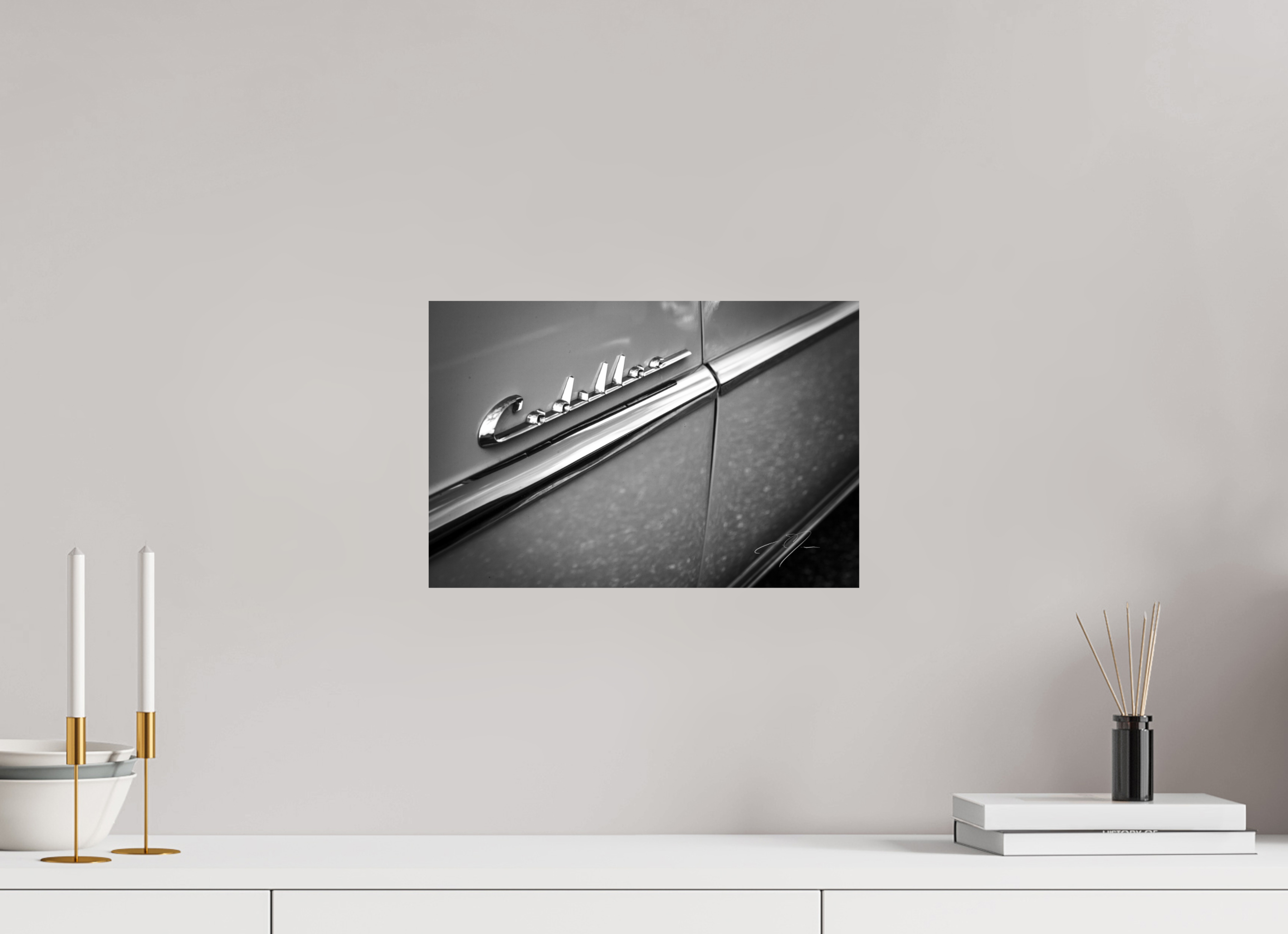 15 x 10″, PRINT ONLY [FUJI CRYSTAL DP II] 1955 CADILLAC