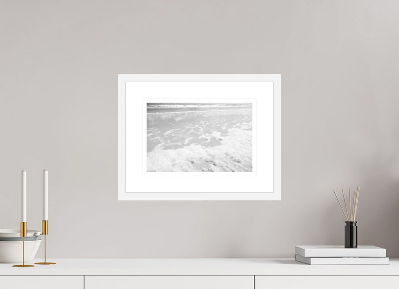 12 x 8″, FRAME - SOLID WOOD [FUJIFLEX] SEA FOAM