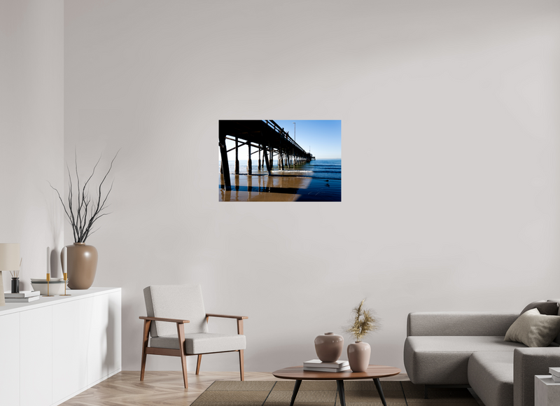 36 x 24″, PHOTO PRINT - FUJIFLEX HIGH GLOSS ALONG THE PIER