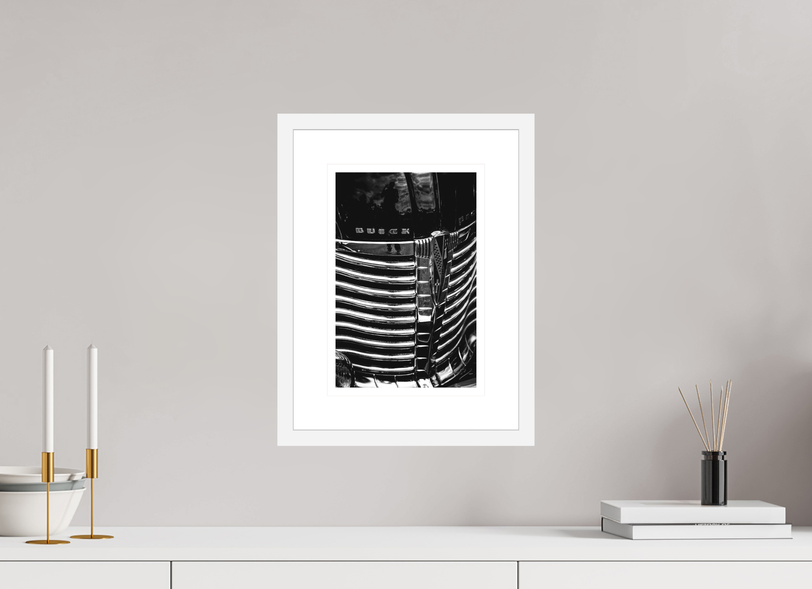 8 x 12″, FRAME - SOLID WOOD [FUJIFLEX] BUICK EIGHT, No.5