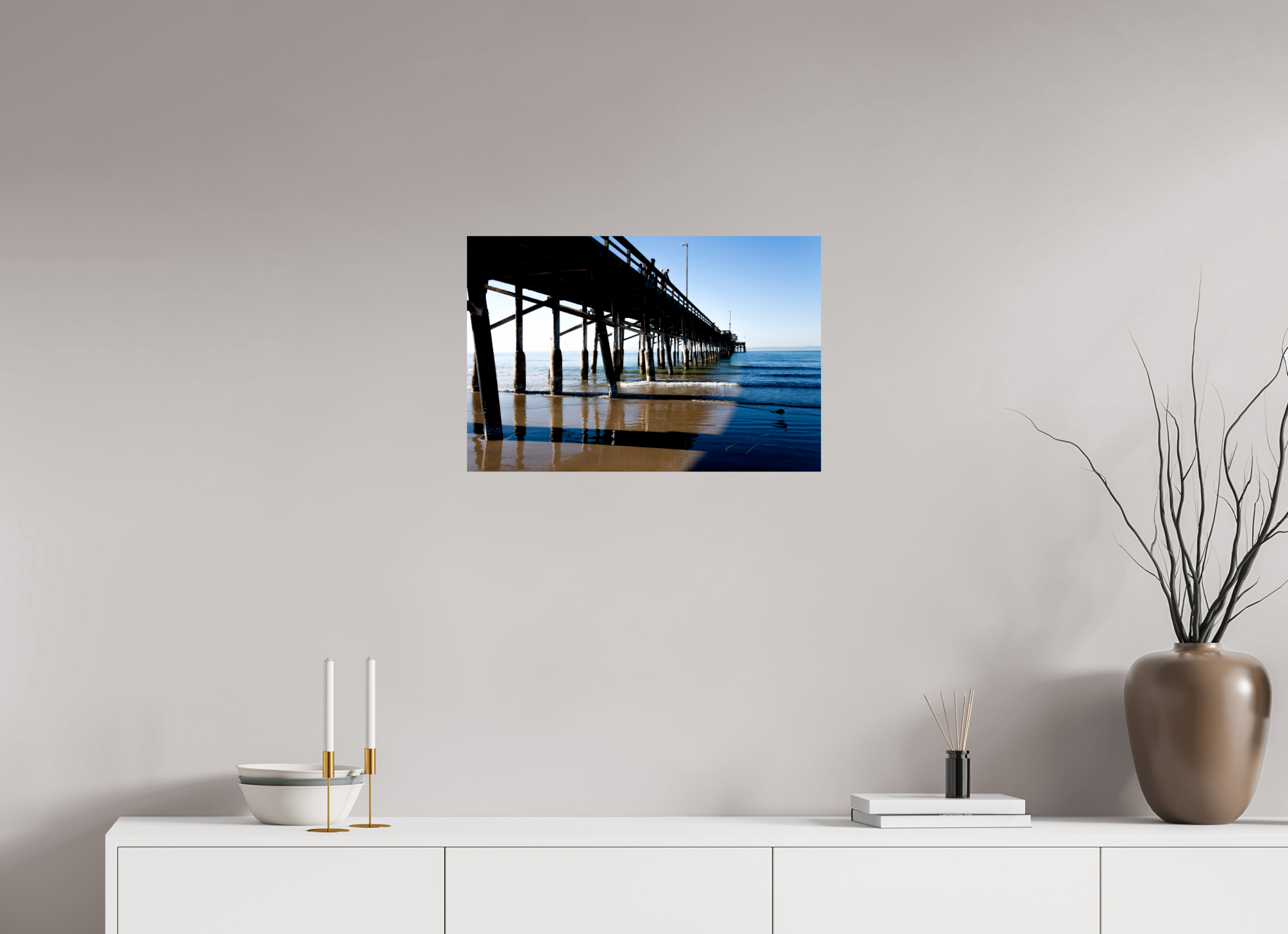 24 x 16″, PRINT ONLY [FUJI CRYSTAL DP II] ALONG THE PIER