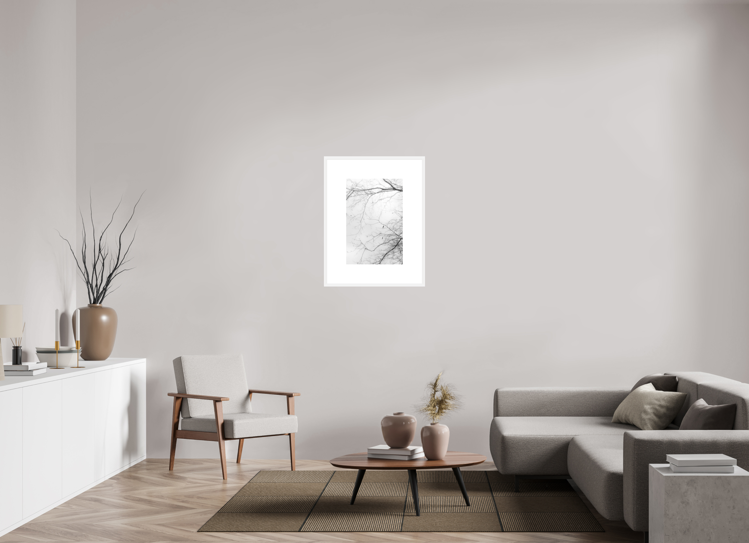 16 x 24″, FRAME SOLID WOOD [FUJI CRYSTAL DP II MATTE FLOAT GLASS] DEPARTURE
