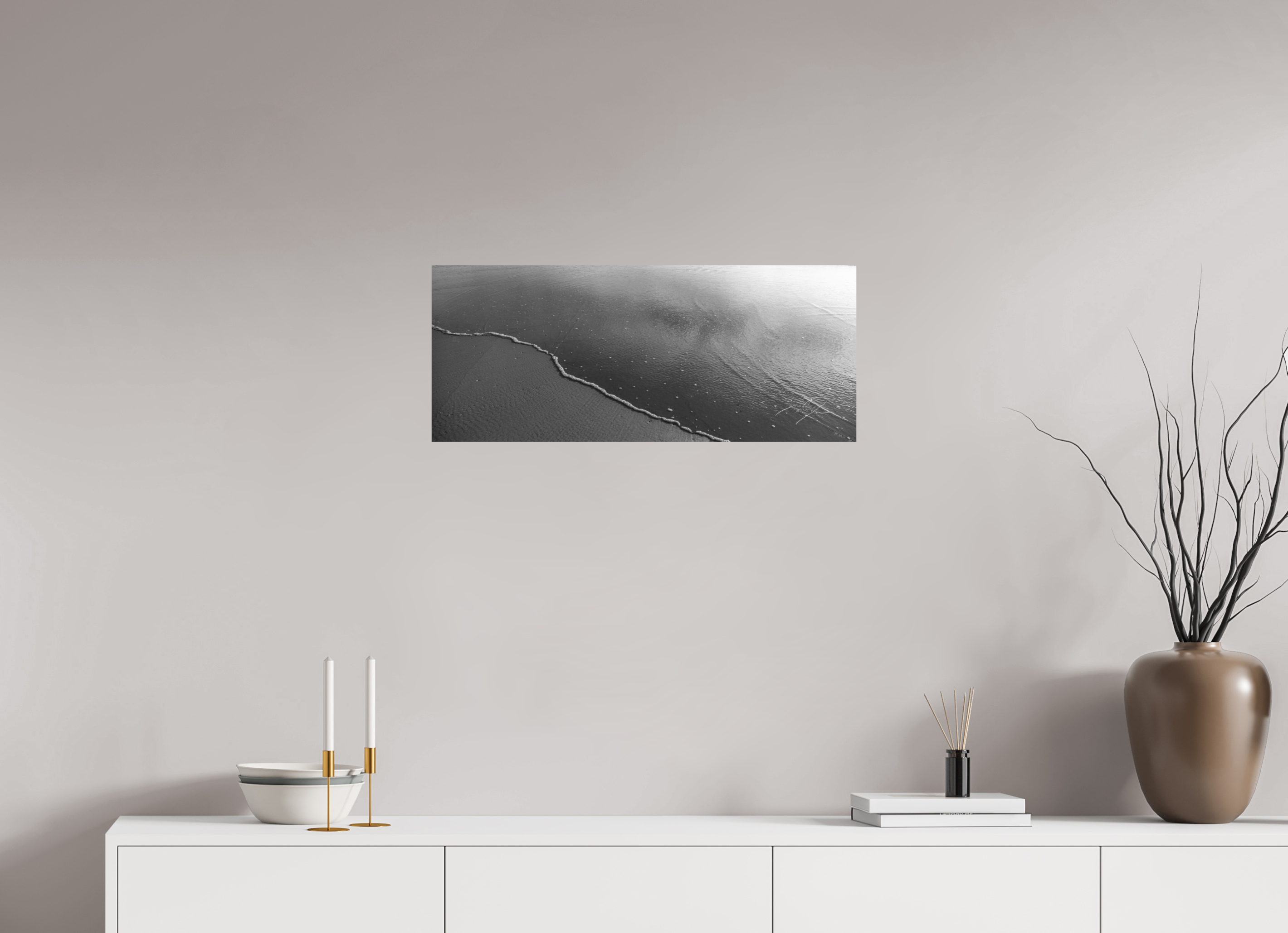 28.8 x 12″, PRINT ONLY [FUJI CRYSTAL DP II] TOUCH THE SHORE