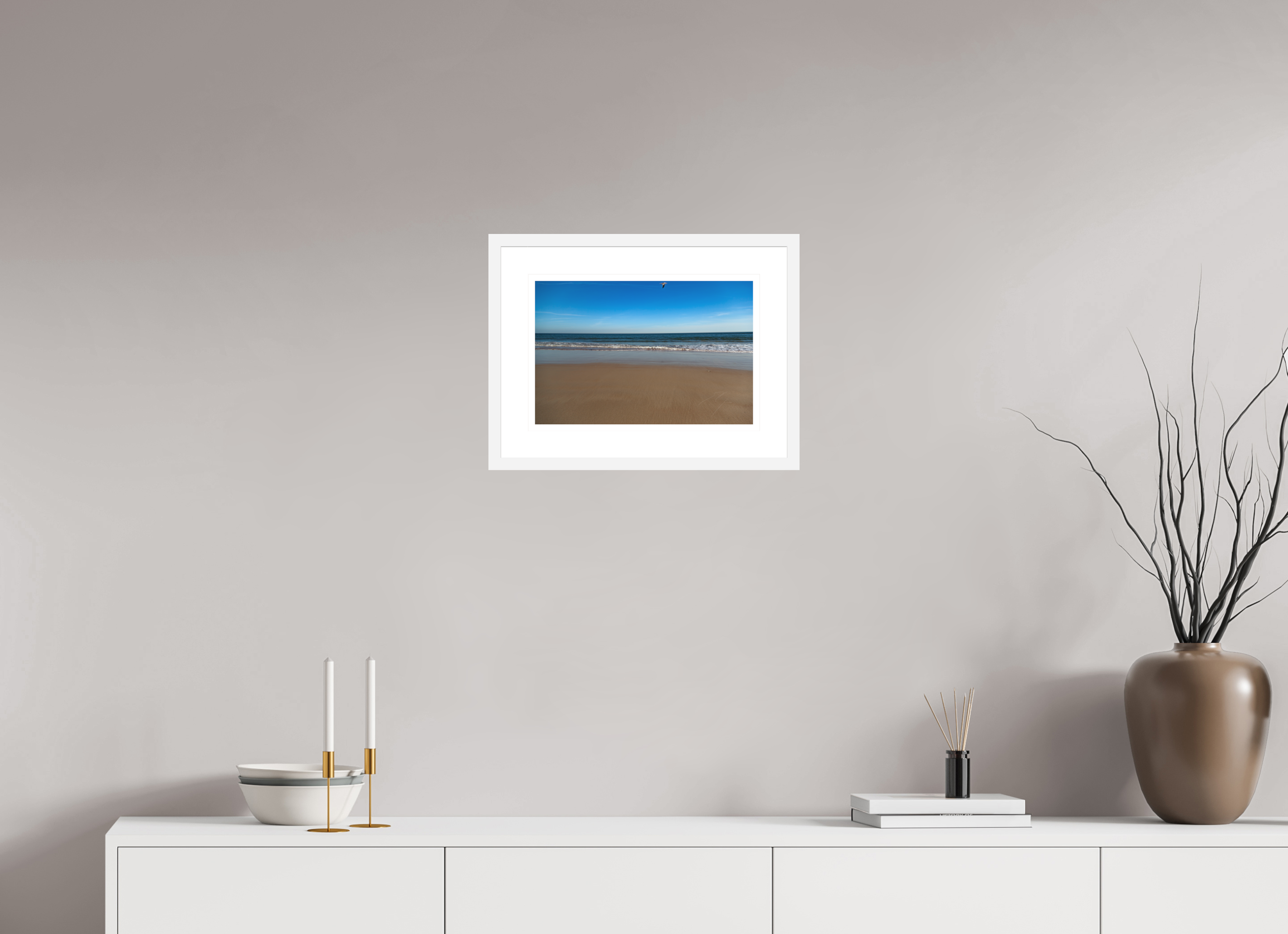 15 x 10″, FRAME - SOLID WOOD [FUJIFLEX] COASTAL FLIGHT
