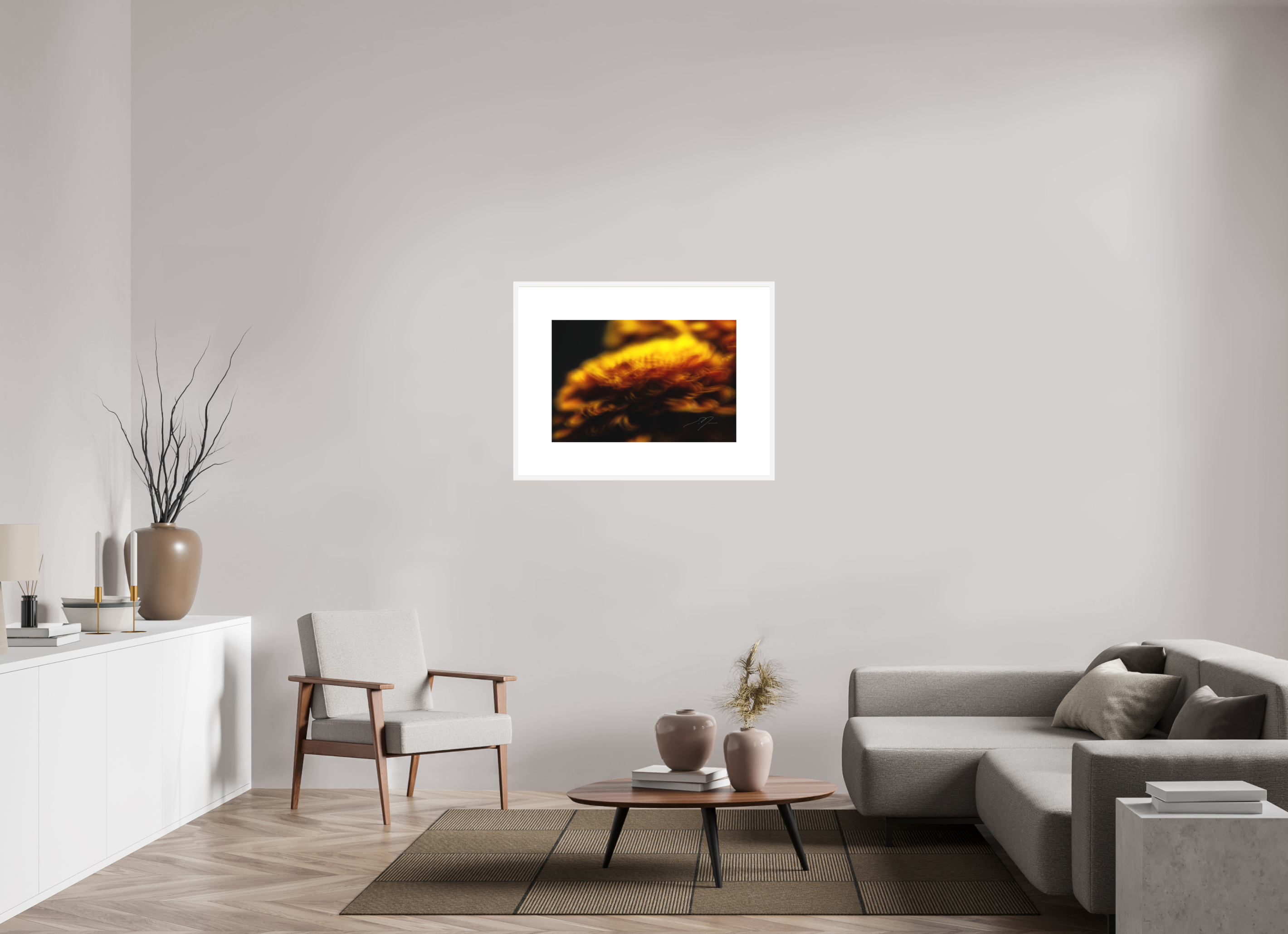 30 x 20″, FRAME SOLID WOOD [FUJIFLEX HIGH GLOSS] INCANDESCENCE